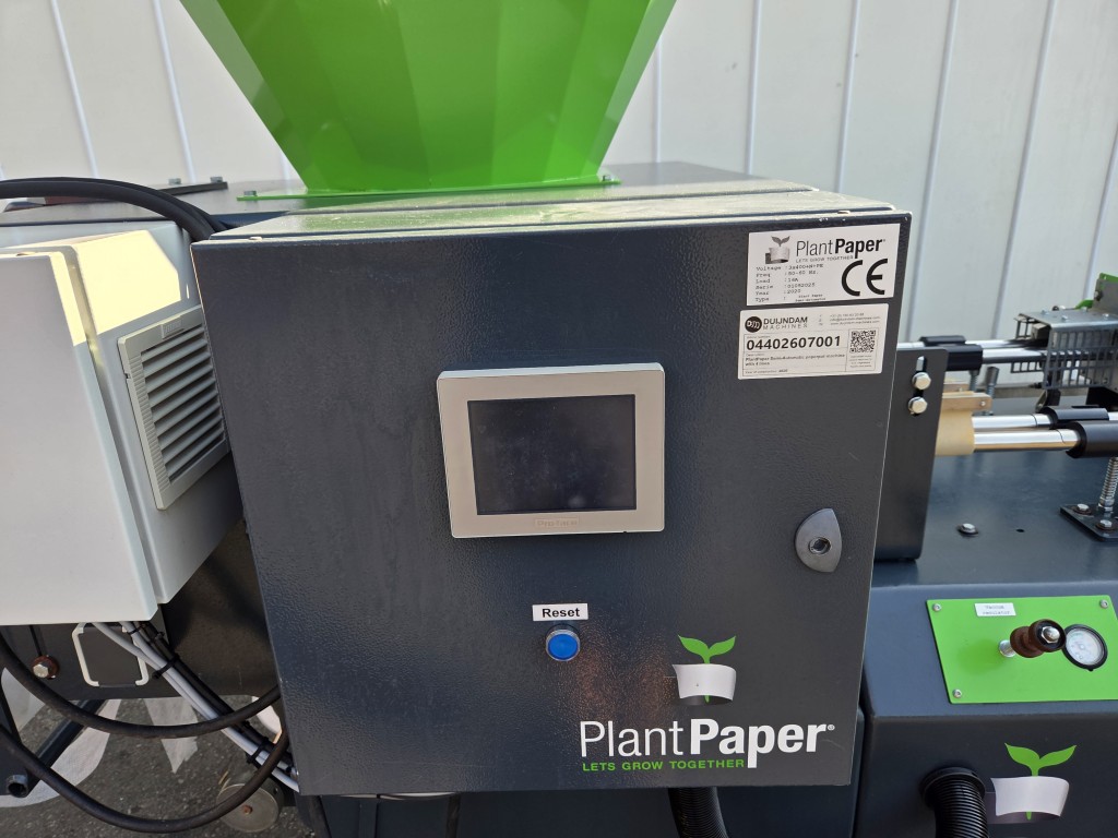 Ellepot PlantPaper Semi-Automatic Машина для изготовления бумажных горшков 4 полосы