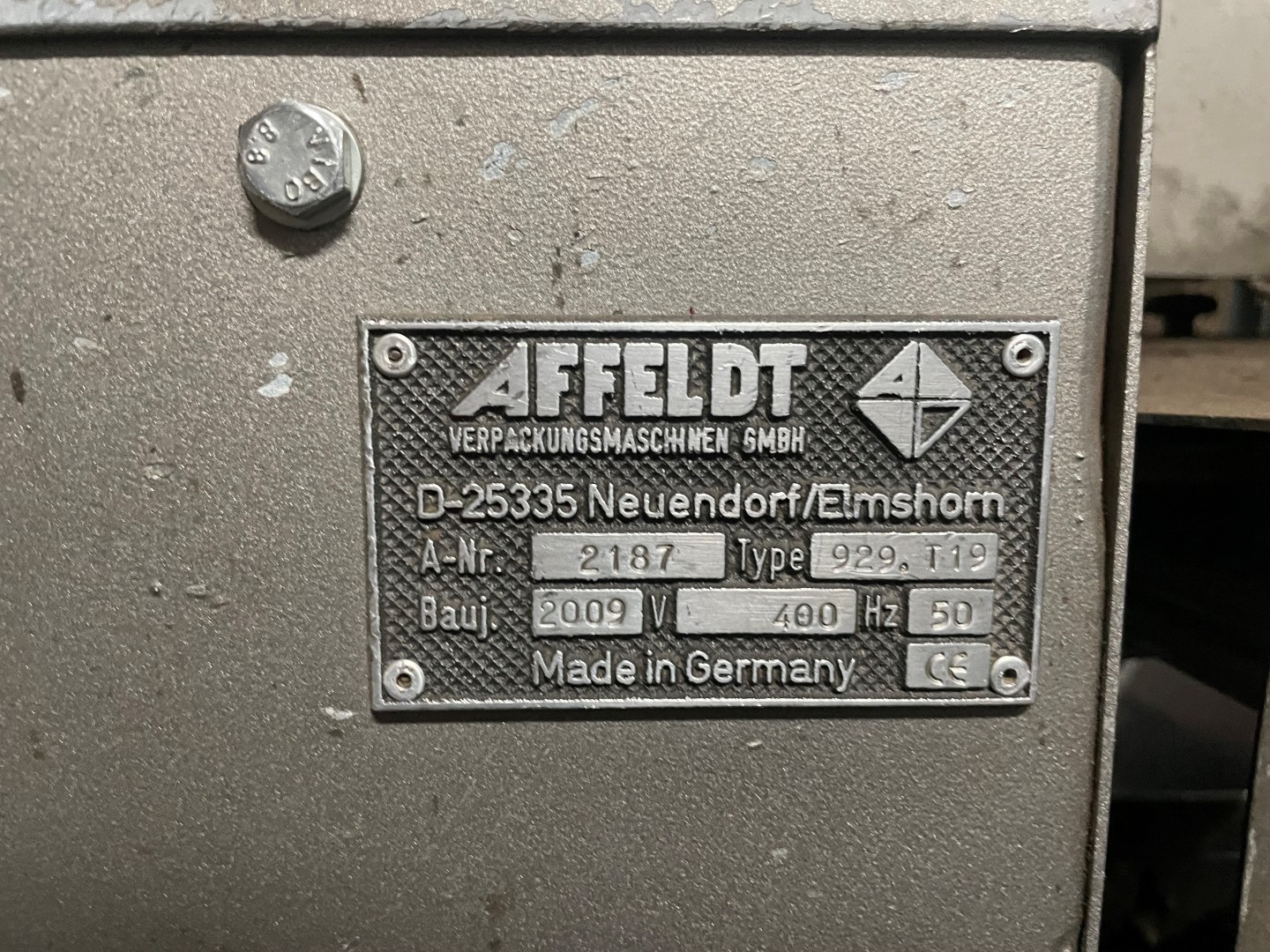 Весы Affeldt 170 12VB с клипсатором для сетей Affeldt 929 T19
