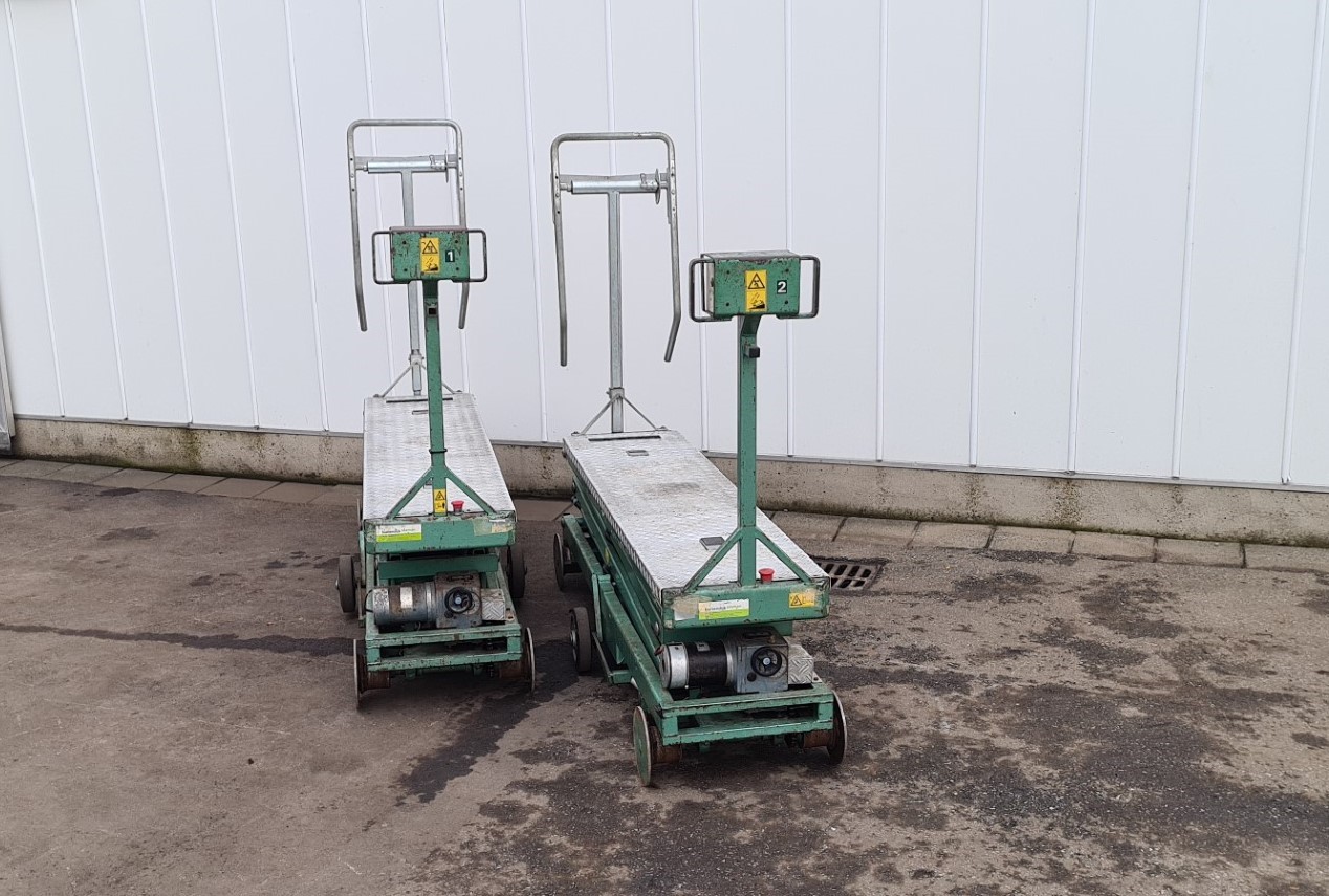 Buitendijk and Slaman (B&S) electro piperail trolleys 42,5 cm