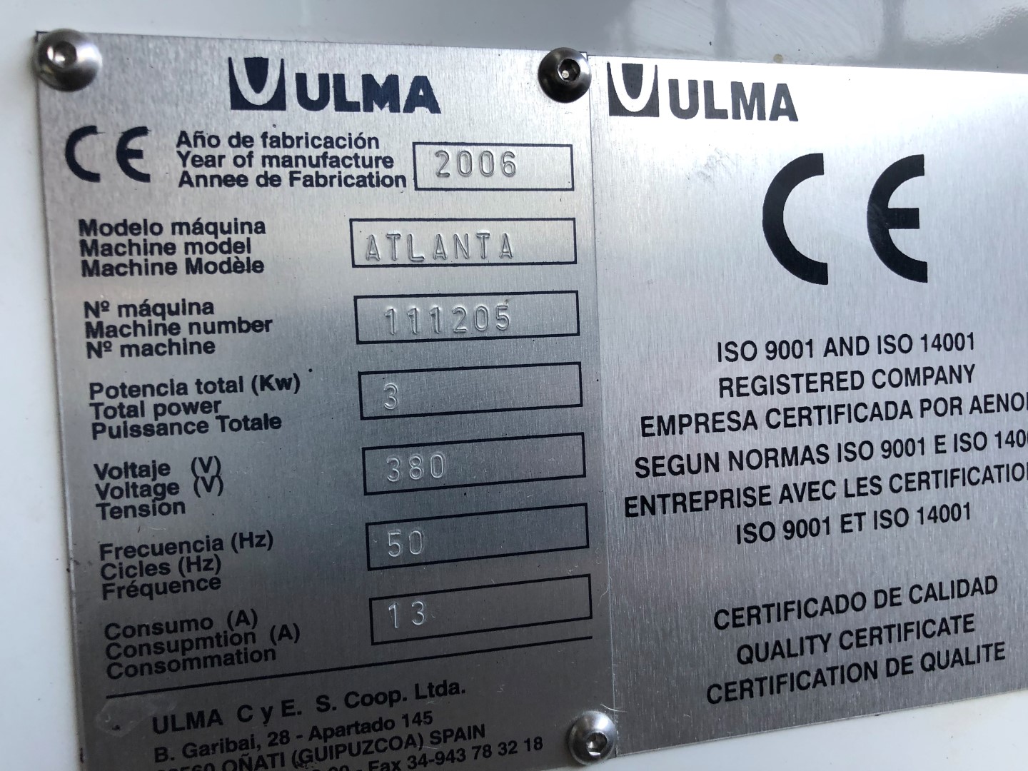 Ulma Atlanta ������� ������