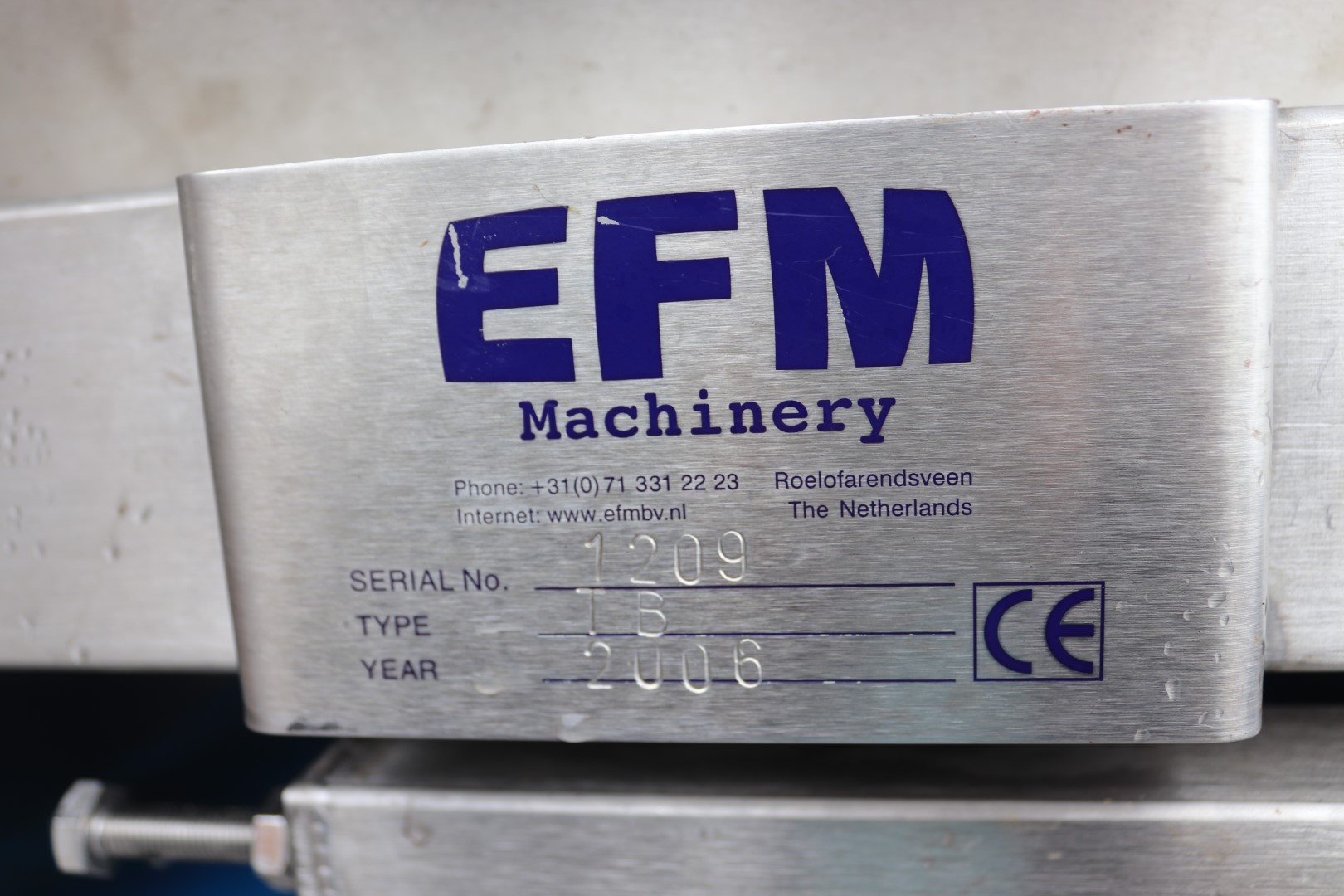 EFM Дозировочная воронка 250 x 72 см из нержавеющей стали