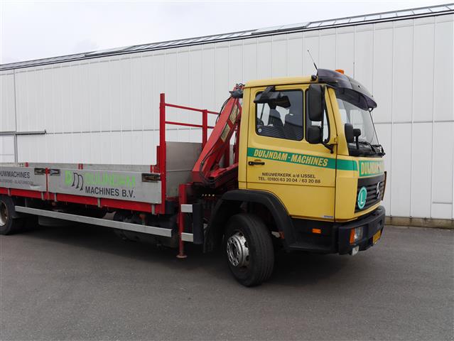 Mercedes Benz 1317 L открытый Грузовик с краном