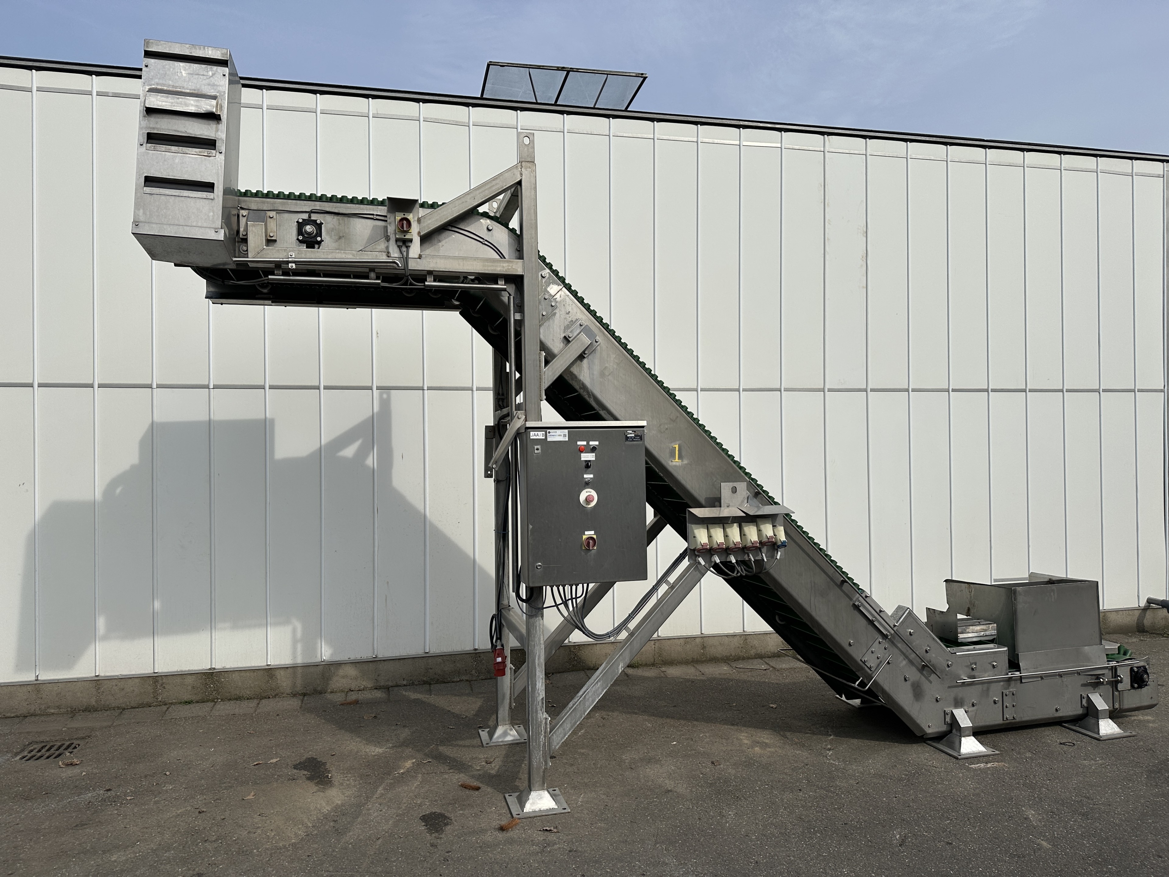 Verhoeven Элеваторный конвейер нержавеющая сталь 680 x 60 см