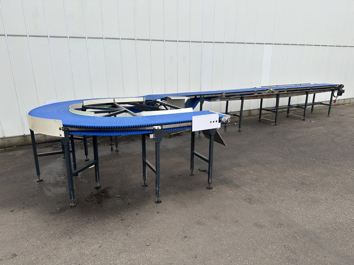 ZTI mechatronics Криволинейный конвейер 180°