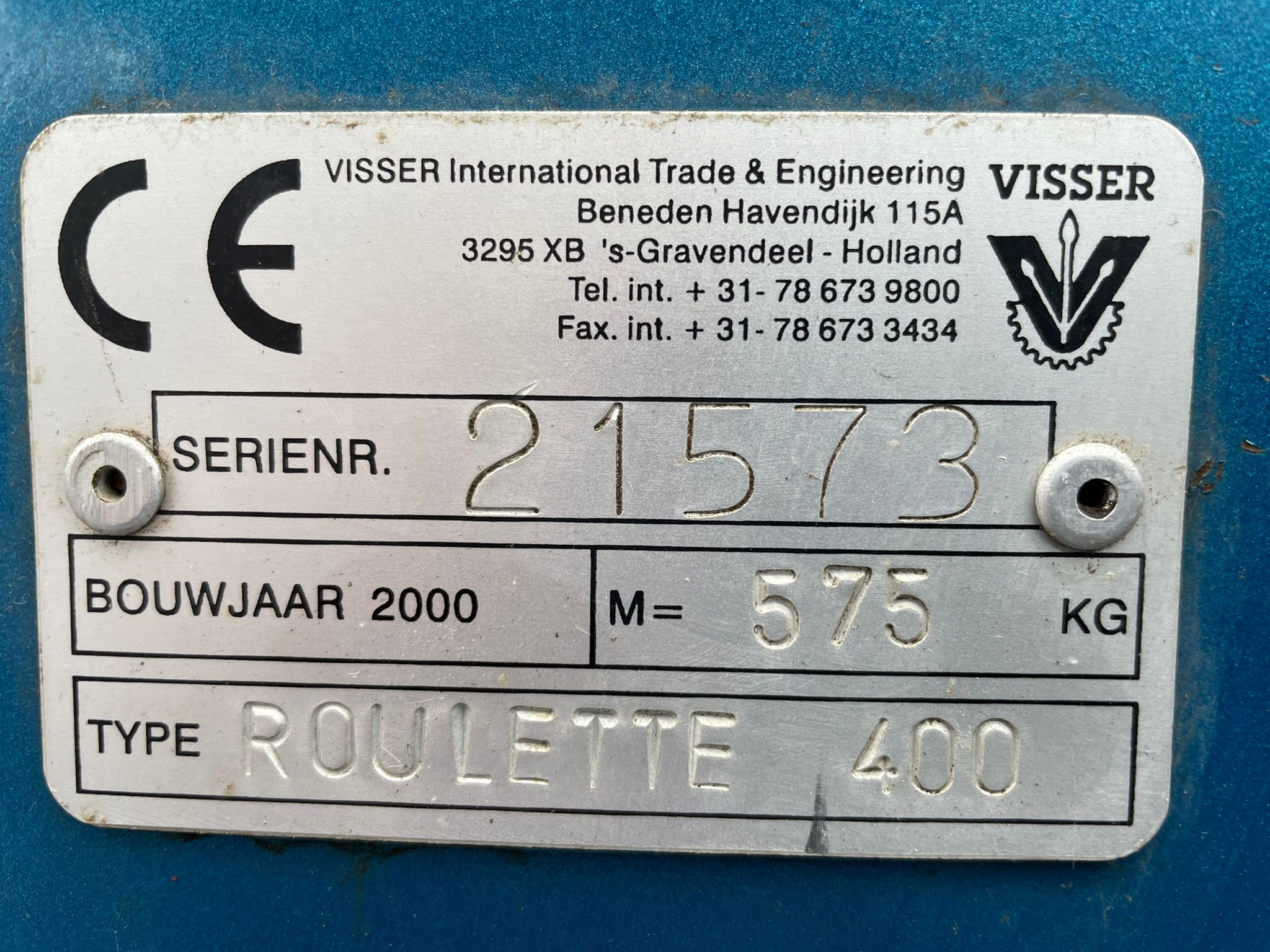Барабанная сеялка Visser Speed Rouline