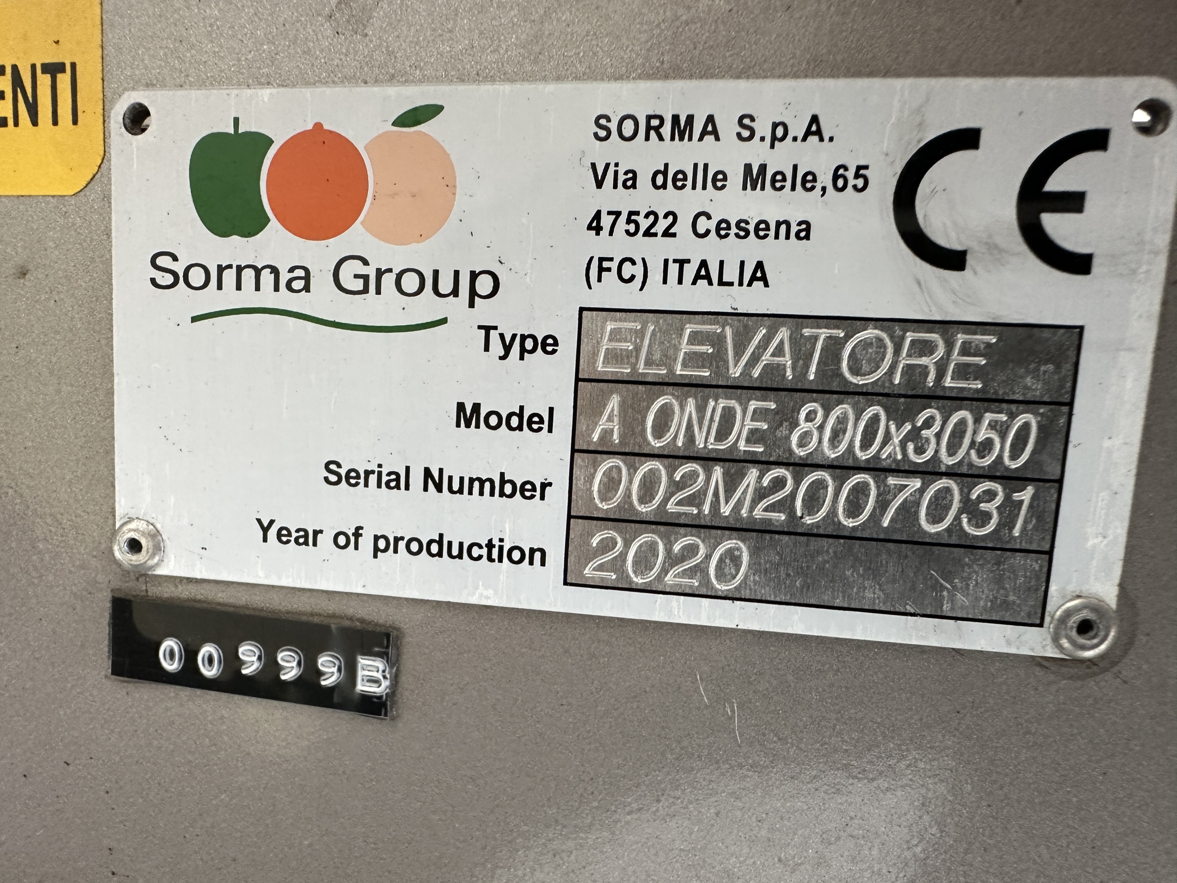 Sorma W12 126 ACE 115 Весовой дозатор с элеватором и лотковым наполнителем