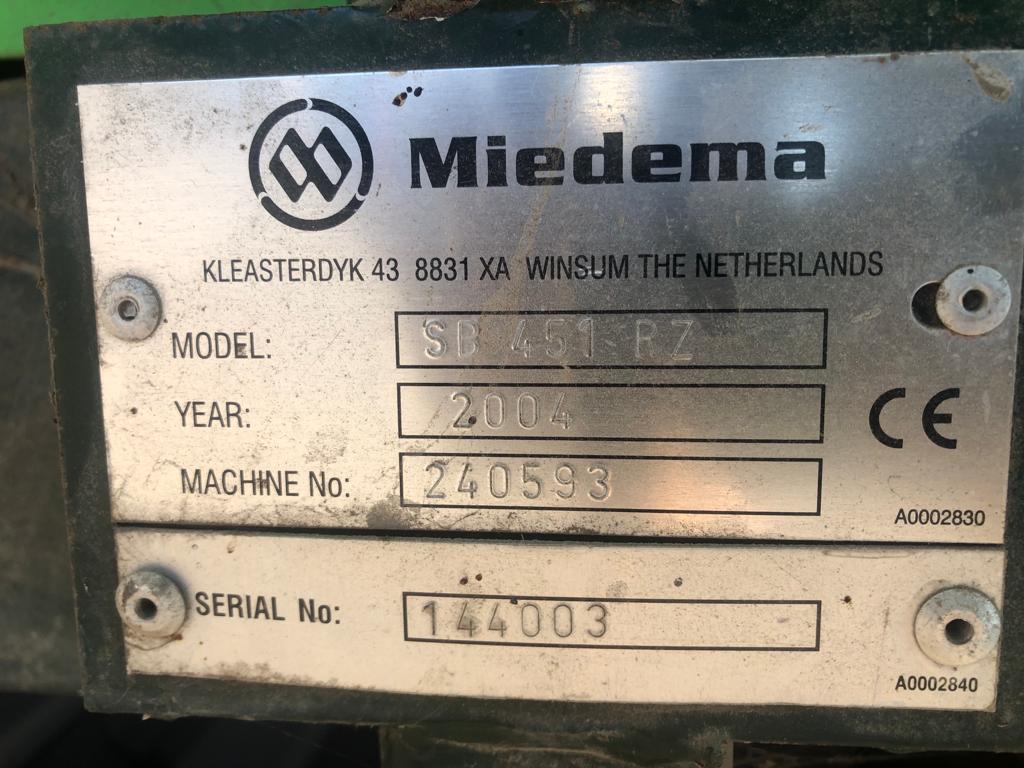 Приемный бункер Miedema SB451-RZ