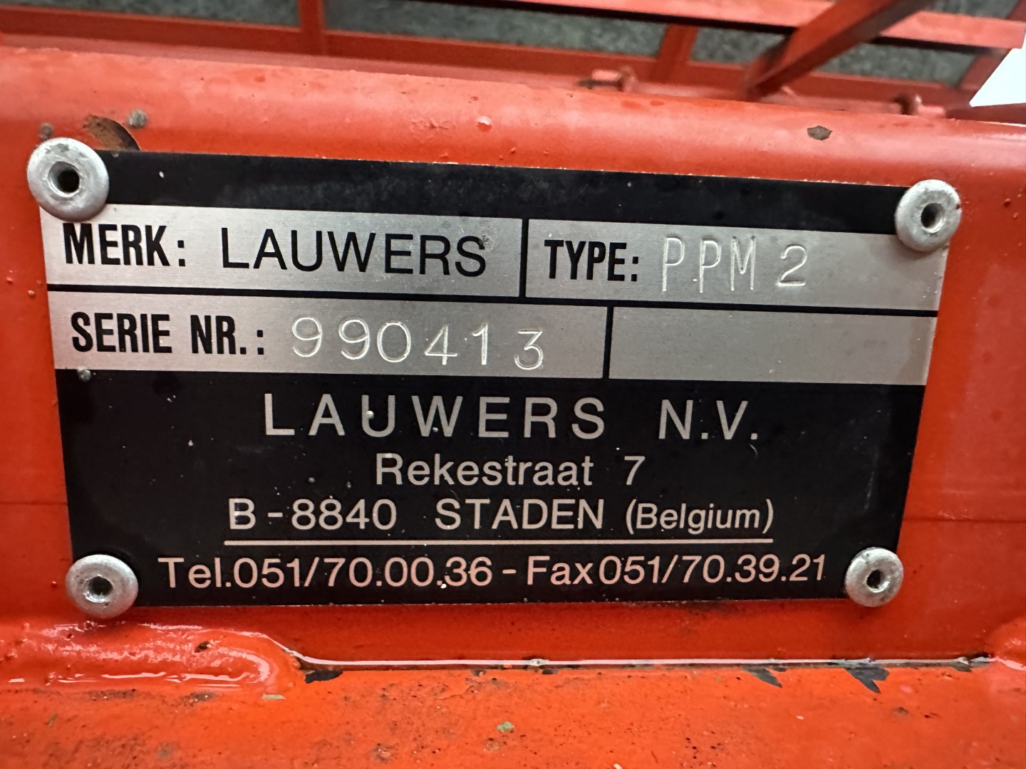 Lauwers PPM2 Посадочная машина 2 ряда
