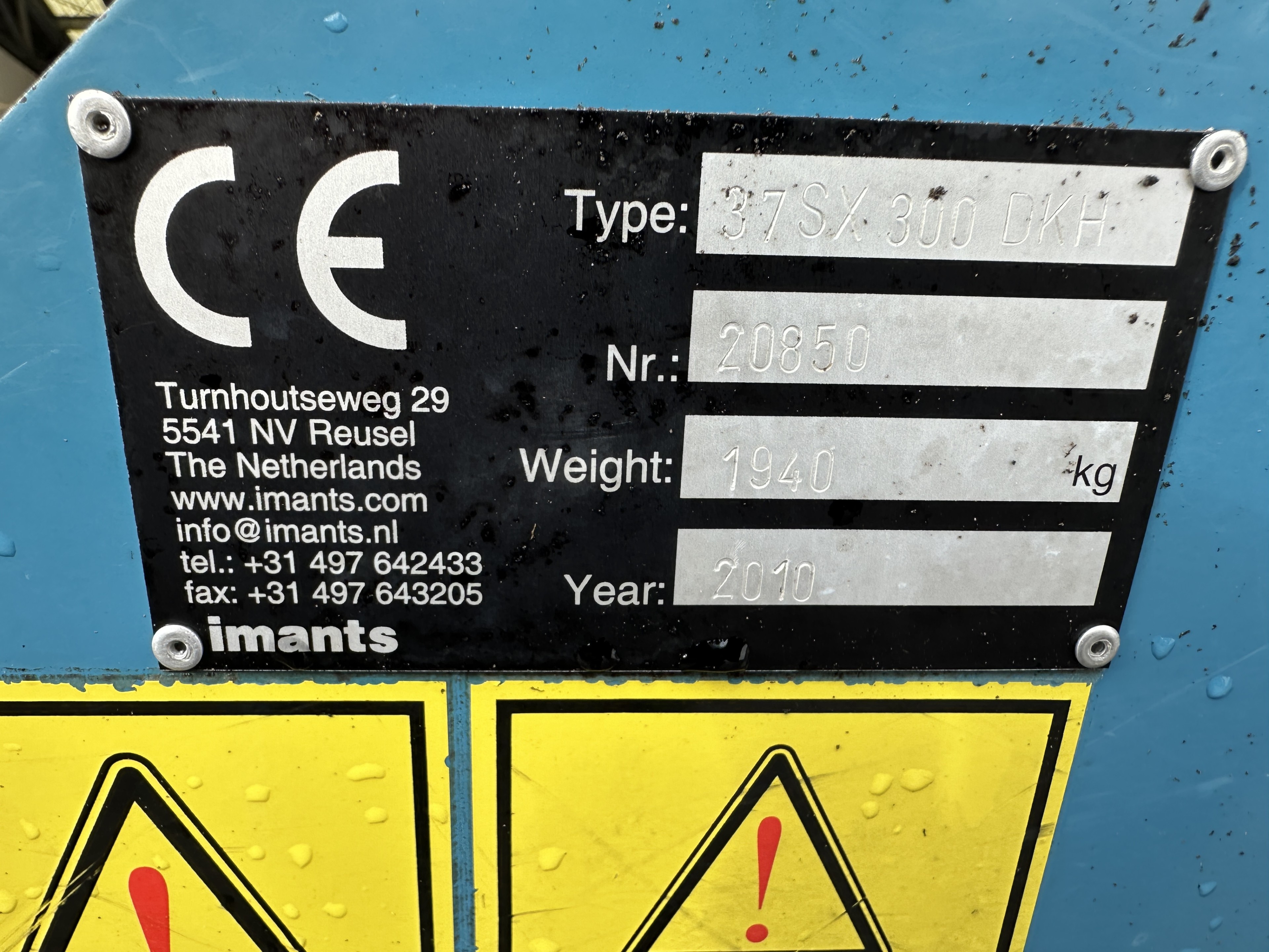 Imants 37SX 300 DKH Роторный культиватор глубокого рыхления 300 см с граблями и катком