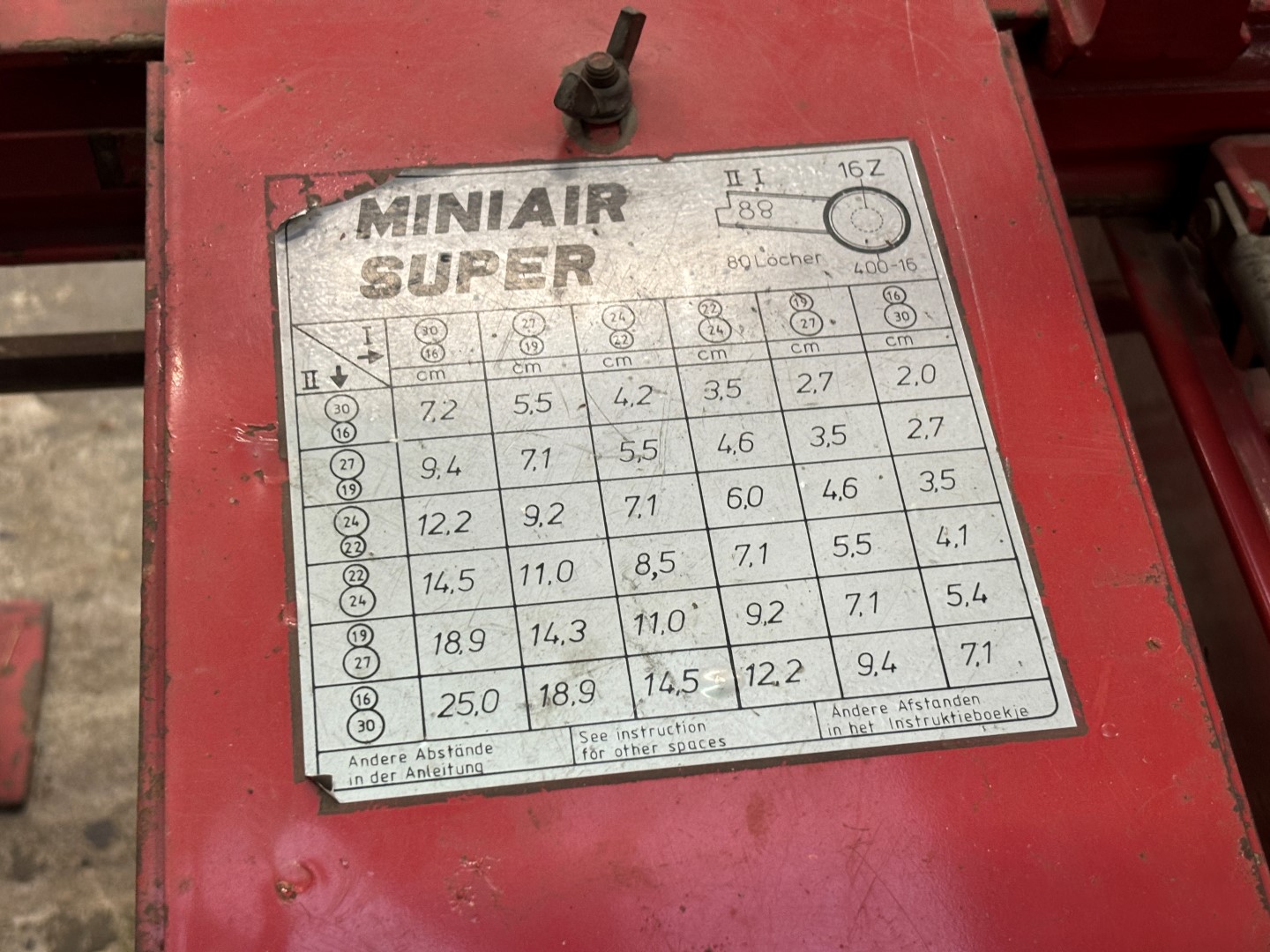 Accord Miniair Super Пневматическая сеялка 4 ряда