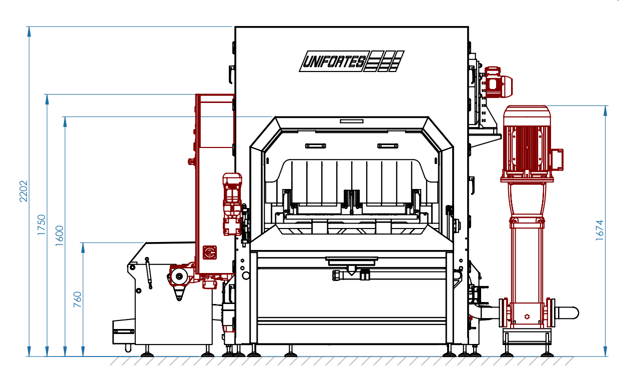 Unifortes UNI-W350.100H + UNI-D200.100 Машина для мойки ящиков и кассет