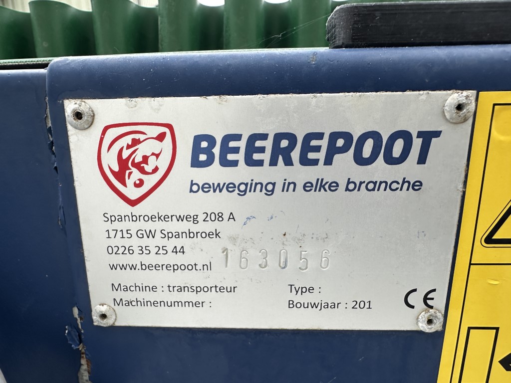 Beerepoot Элеваторный конвейер с двойным изгибом 430 +130+105