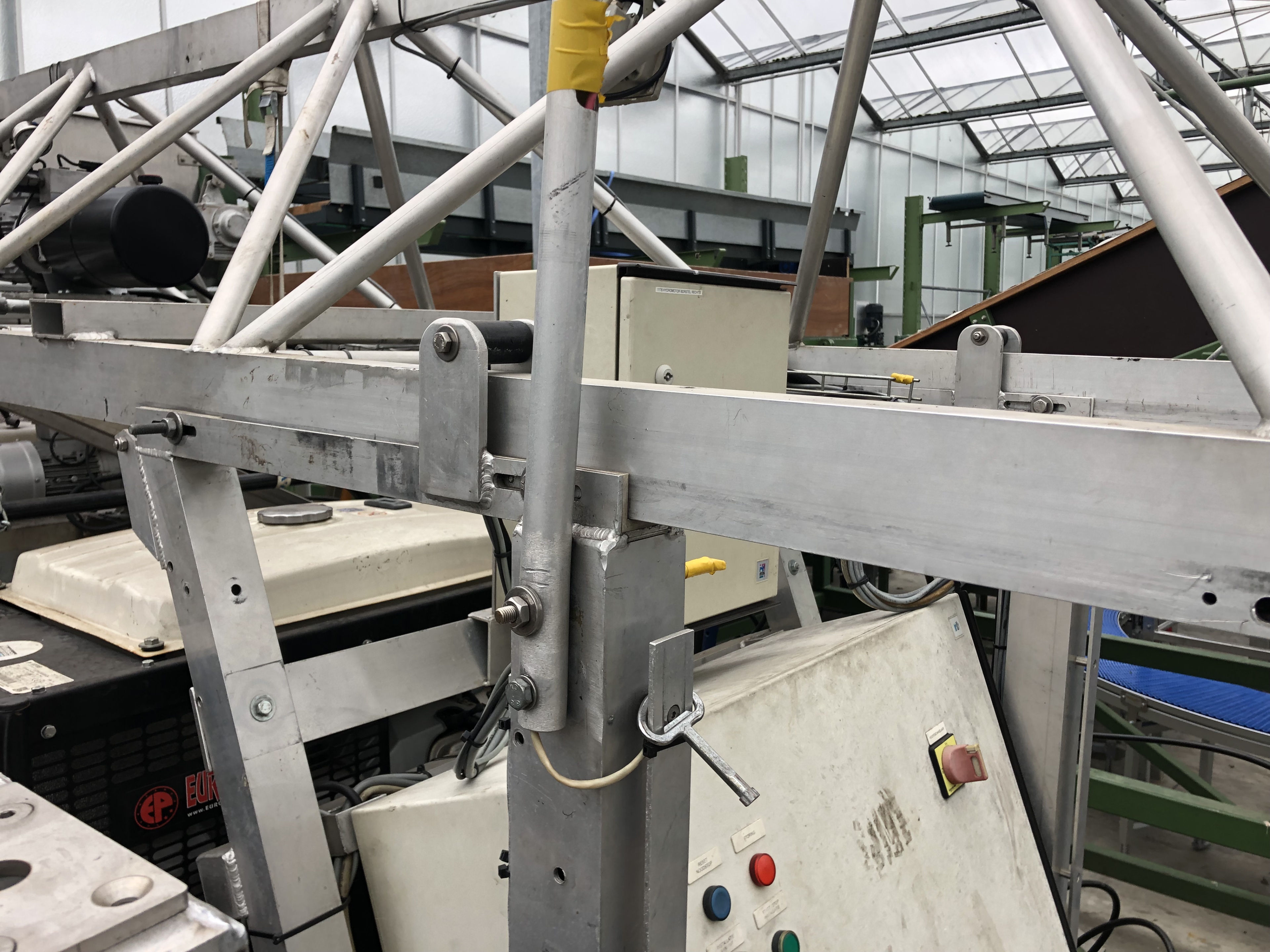 Eterpol greenhouse roof washing machine 320 cm to 400 cm