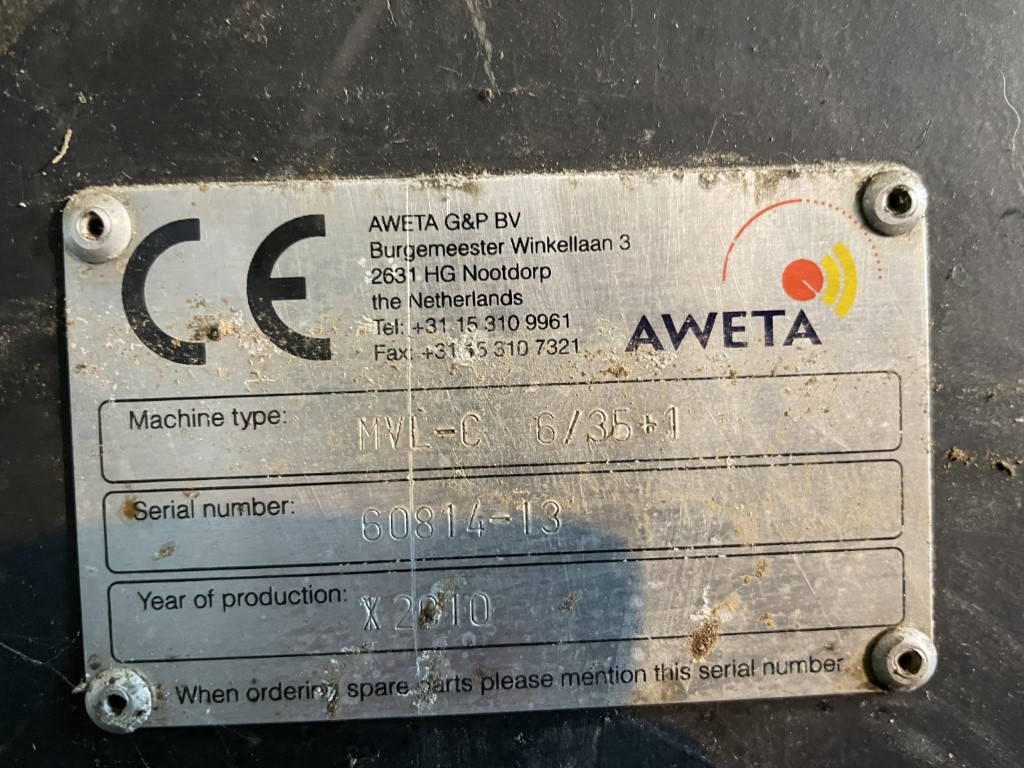 Aweta Rollerstar 6-35 Машинa для сортировки томатов в комплекте с 2 паллетайзерами и буфером для коробок