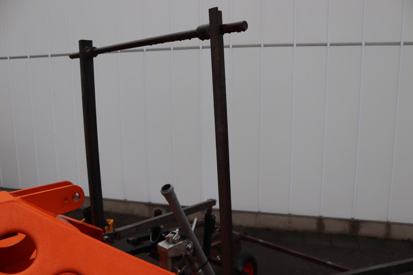 Acker SPR-GN hill former with foil / plastic laying machine