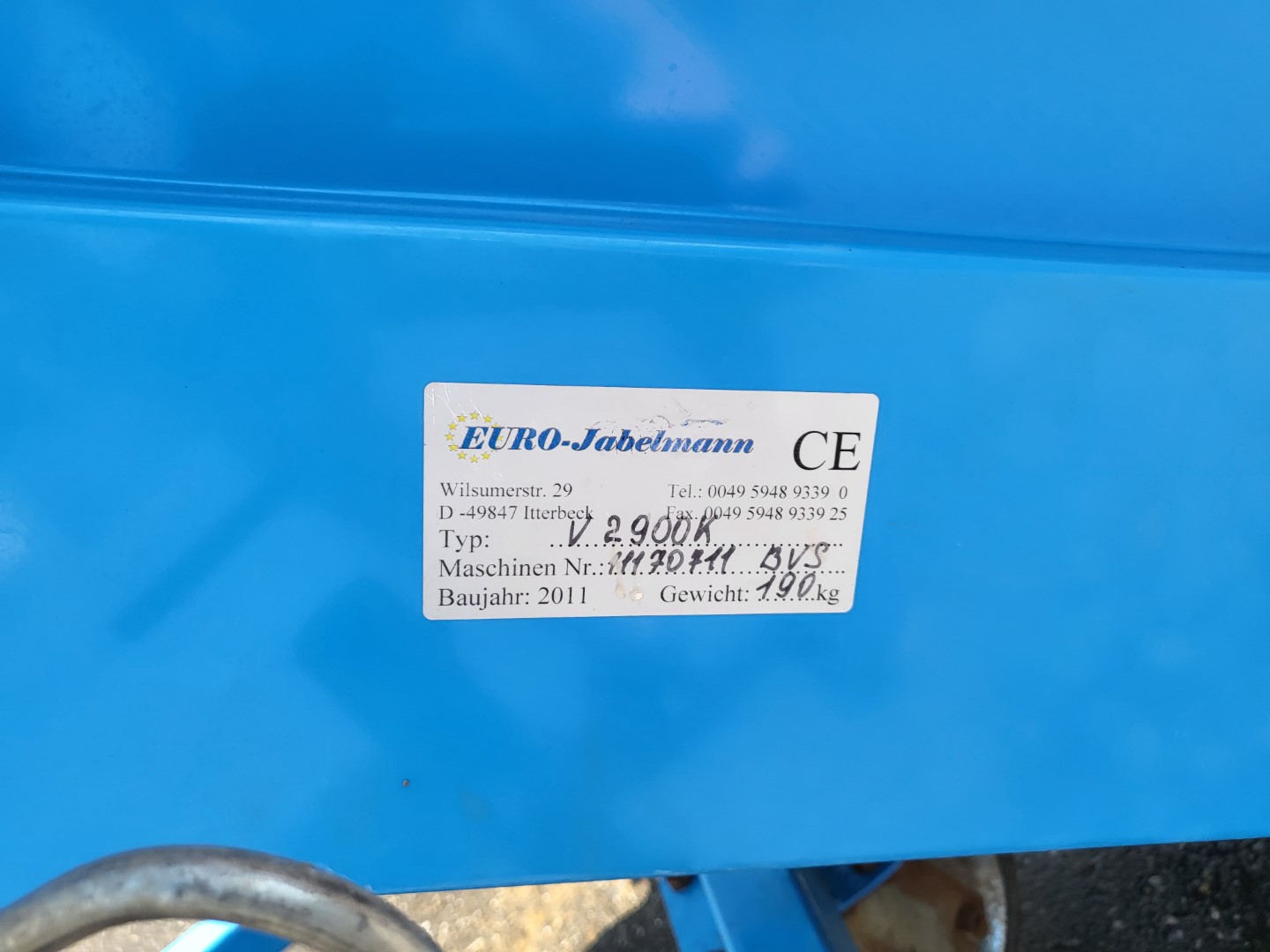 Элеватор Euro-Jabelmann V2900K 350 x 50 см