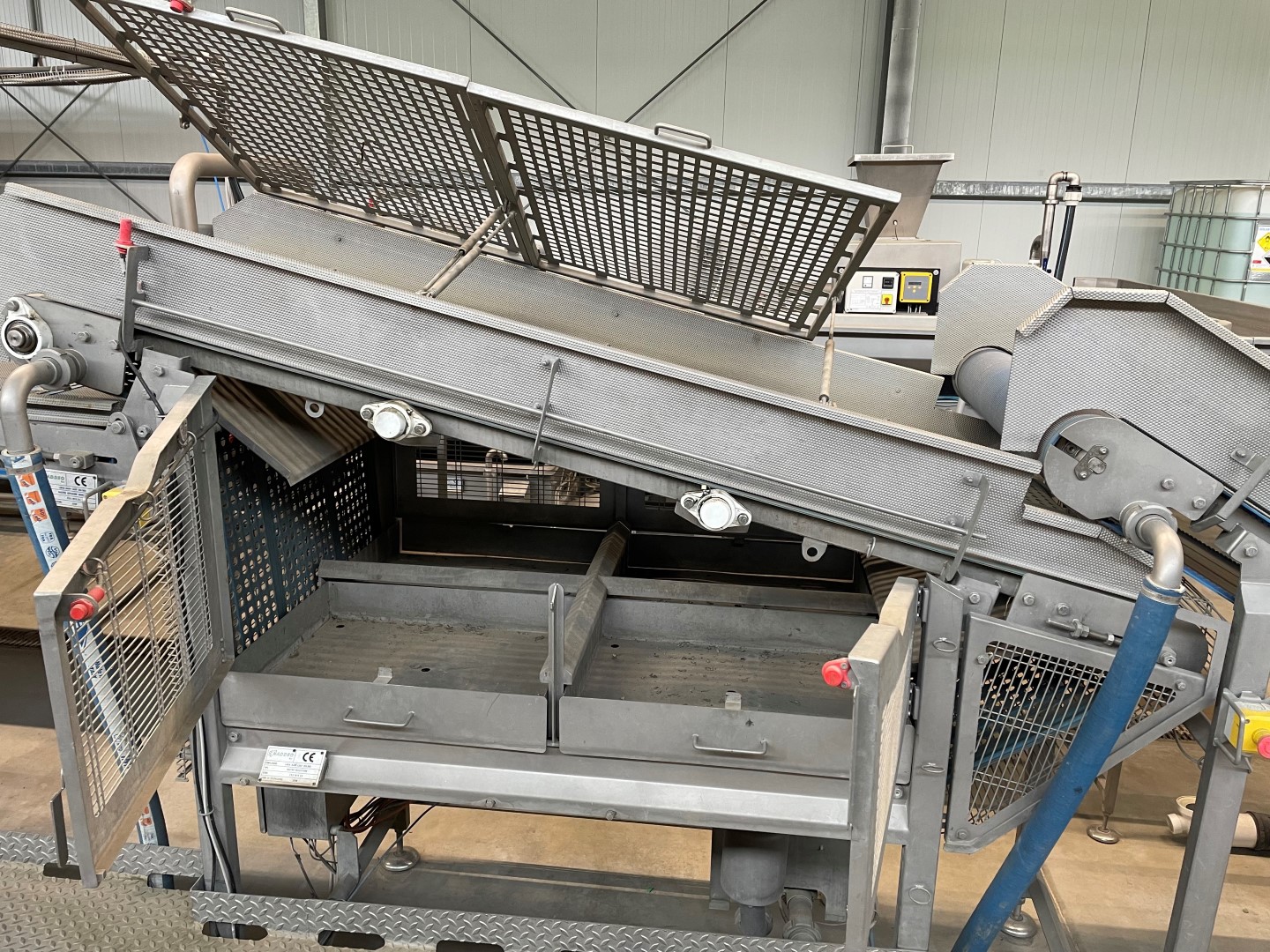 Naddeo Technologies washing and drying line for leafy vegetables