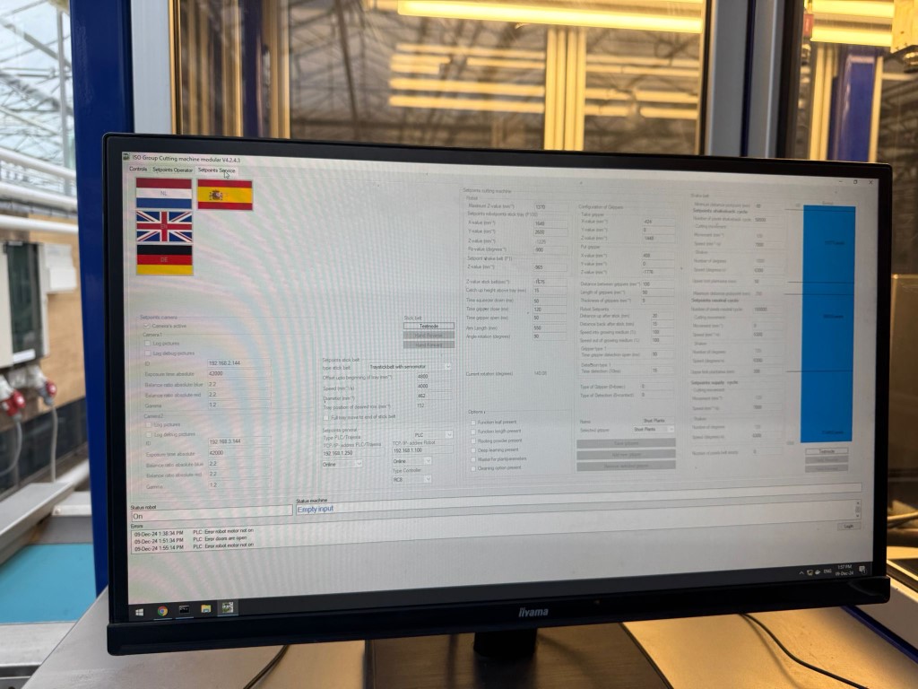 ISO 2500 & Planter Combi Линия для посадки растений Автоматический робот для резки и посадки растений в лотки и горшки