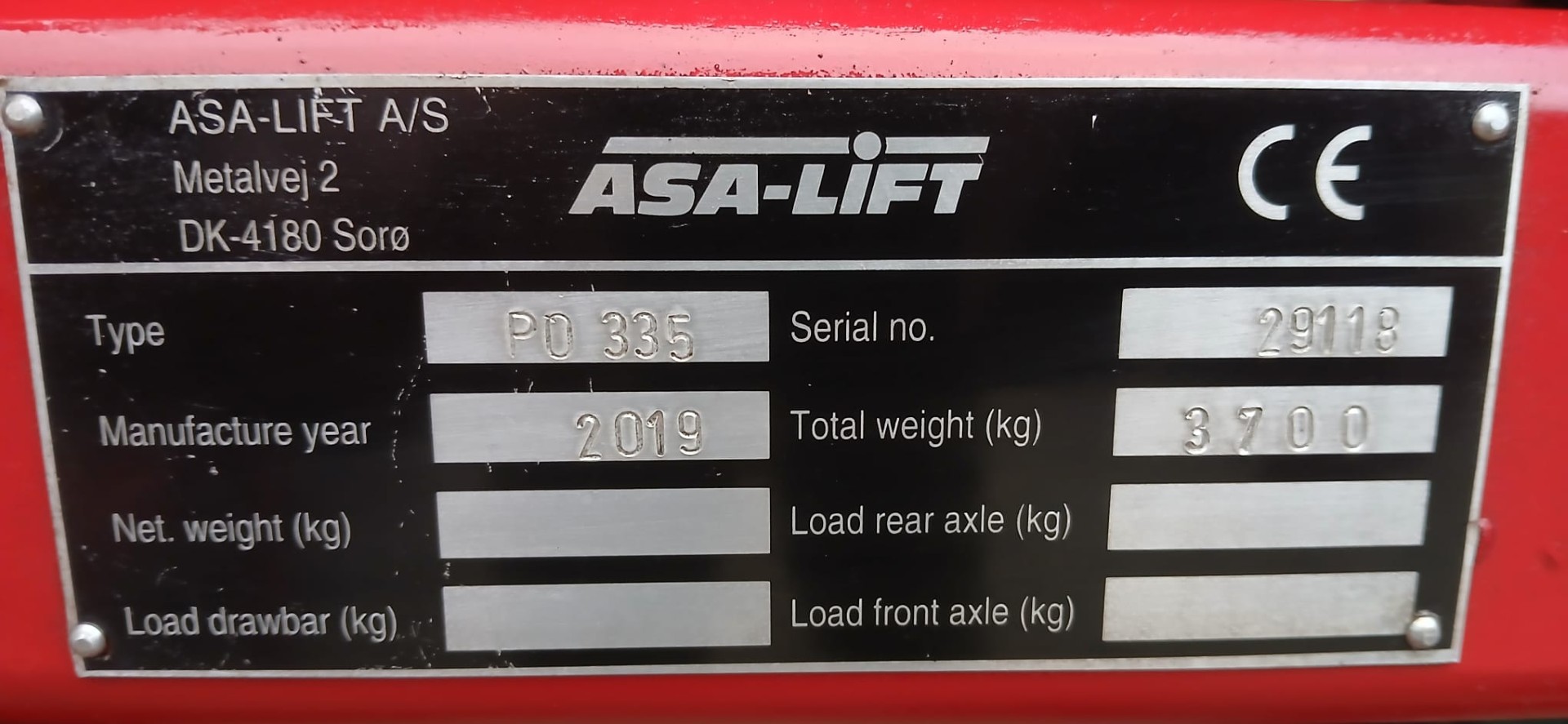 Asa-Lift PO 335-A Однорядный верхний подъемник, комбайн для уборки фенхеля с автоматической подачей рассады в ящики.