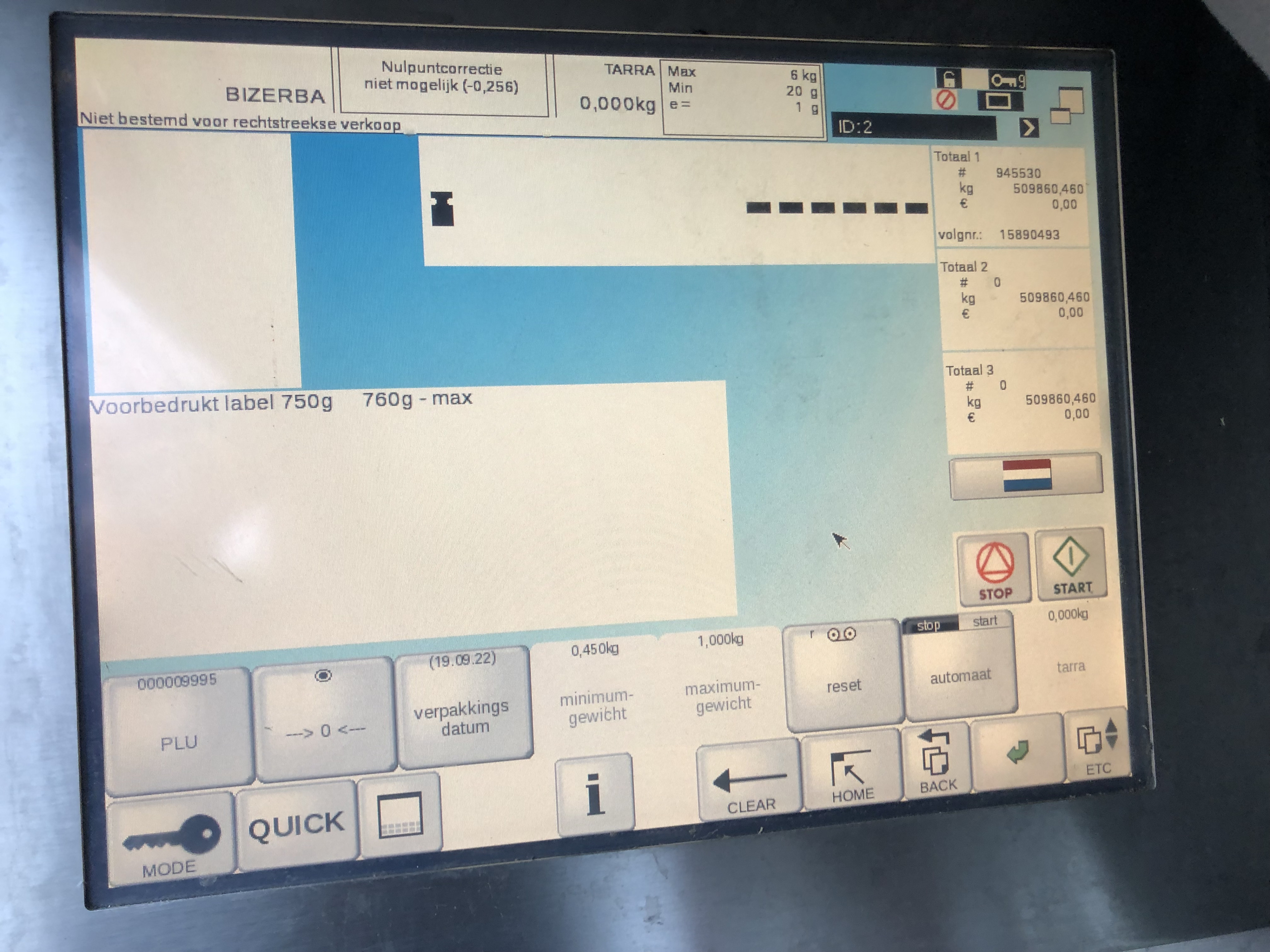 ��������������� ������ Bizerba GLM � ������������ ������