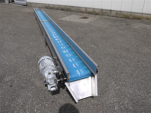Конвейер Viscon из нержавеющей стали с захватами 475 x 25 см