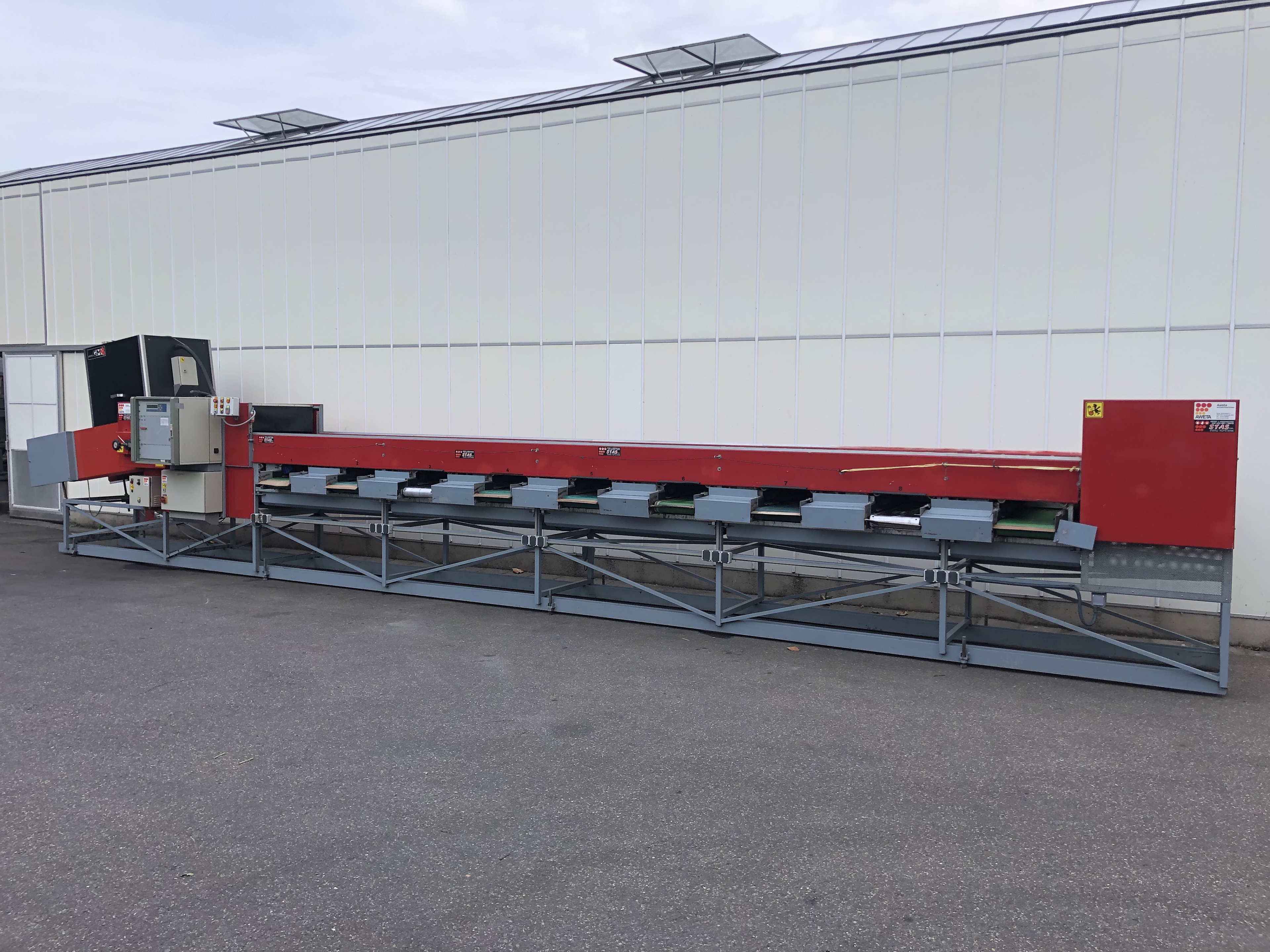 Aweta GM3-8+1 Оборудование для сортировки яблок и фруктов