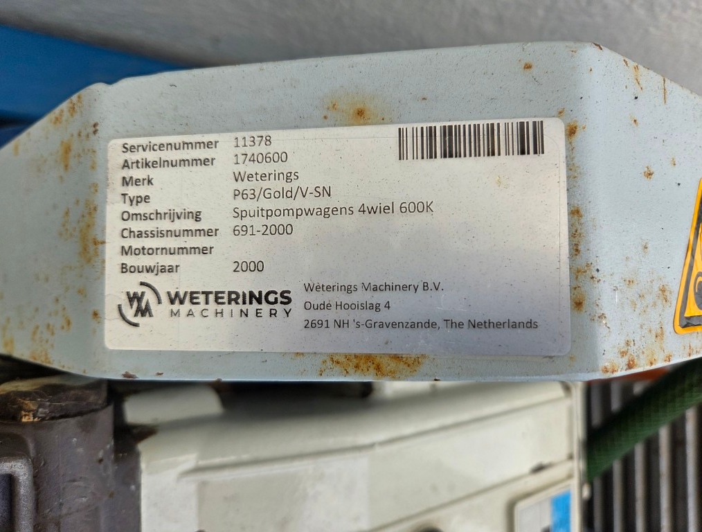 Weterings P63/Gold./V-Sn. ���������������� ������� � ������������� �������� ��� ������ � �������������� ������� 770 ��.