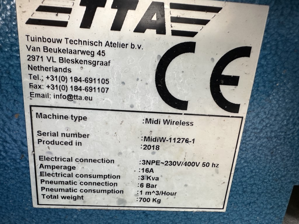 TTA Midi Wireless Линия для посадки растений Растительный робот