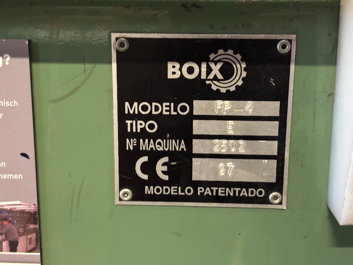 Boix PF-4/E M����� ��� �������� ��������� ������� � ������