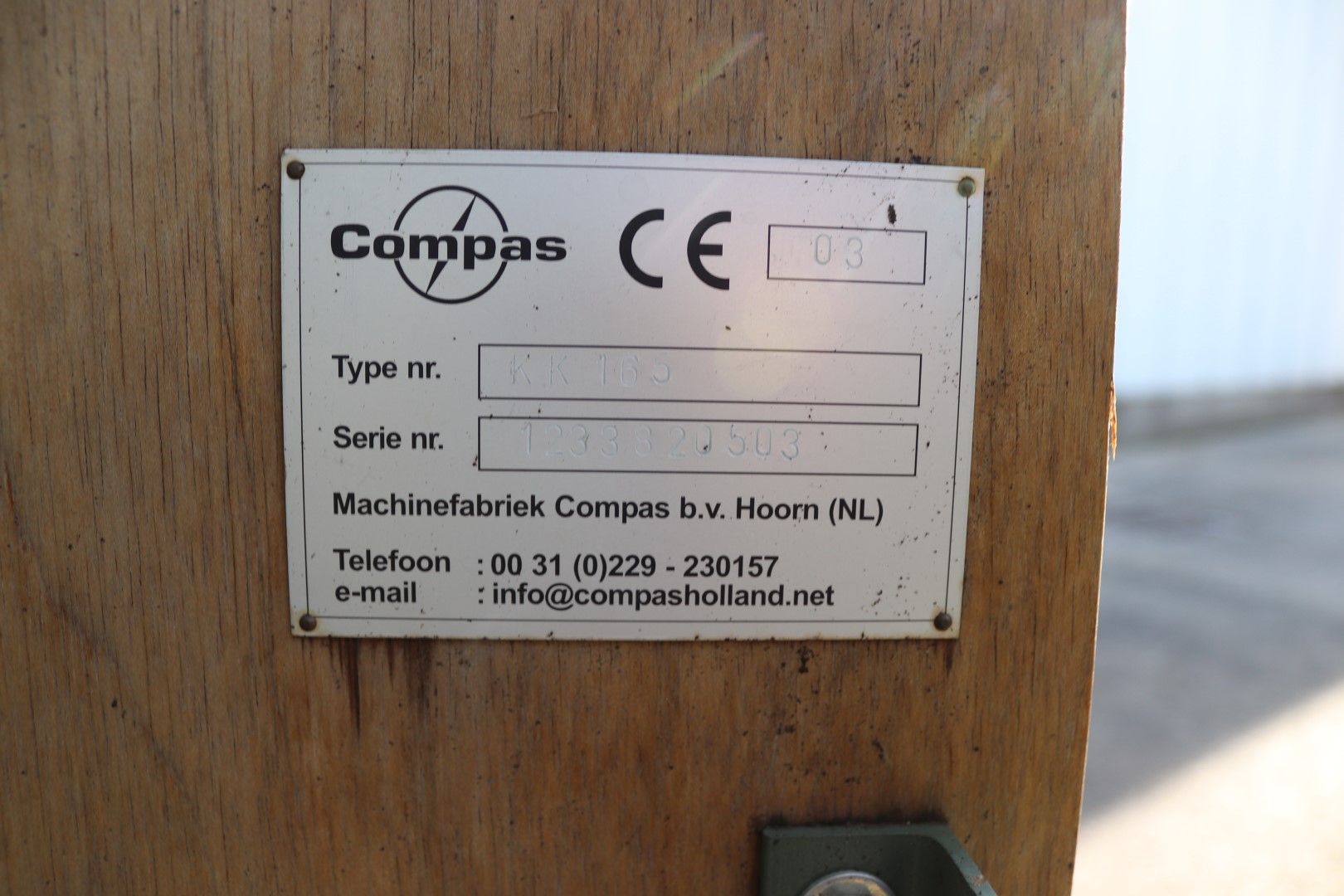 Compas boxtipper 160 cm