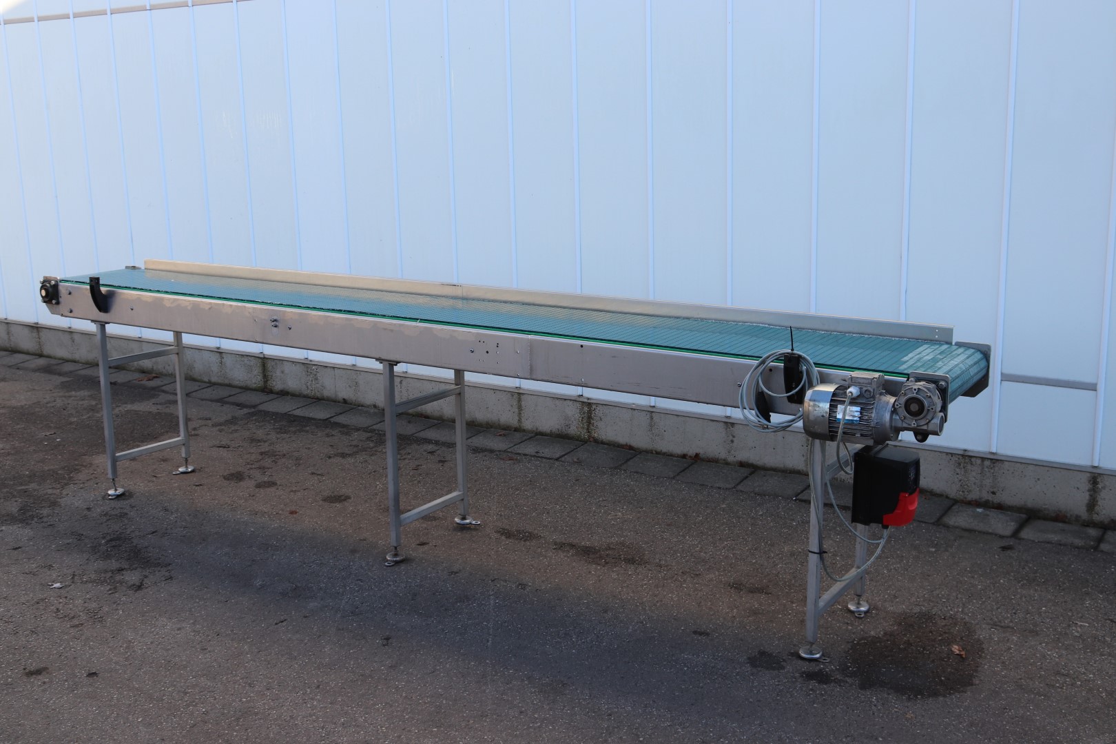 Stainless steel conveyor 400 x 42 cm