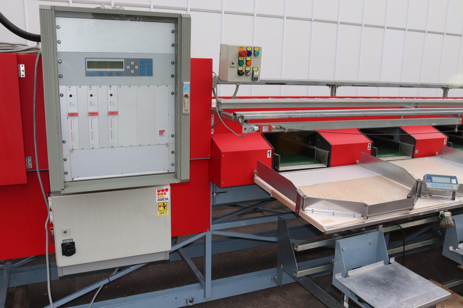 Aweta GM3-10 grading machine for peppers