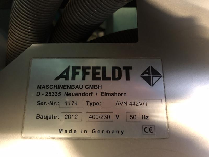Комбинированный весовой дозатор Affeldt 112 CW с двумя упаковщиками AVN 442 с замком kwik для фруктов
