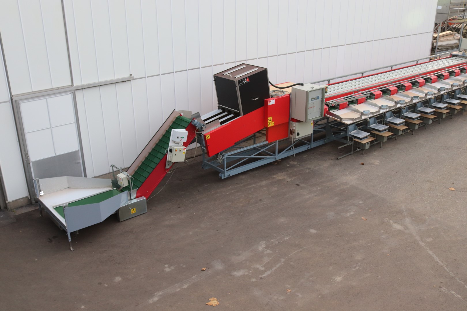 Aweta GM3-10 grading machine for peppers