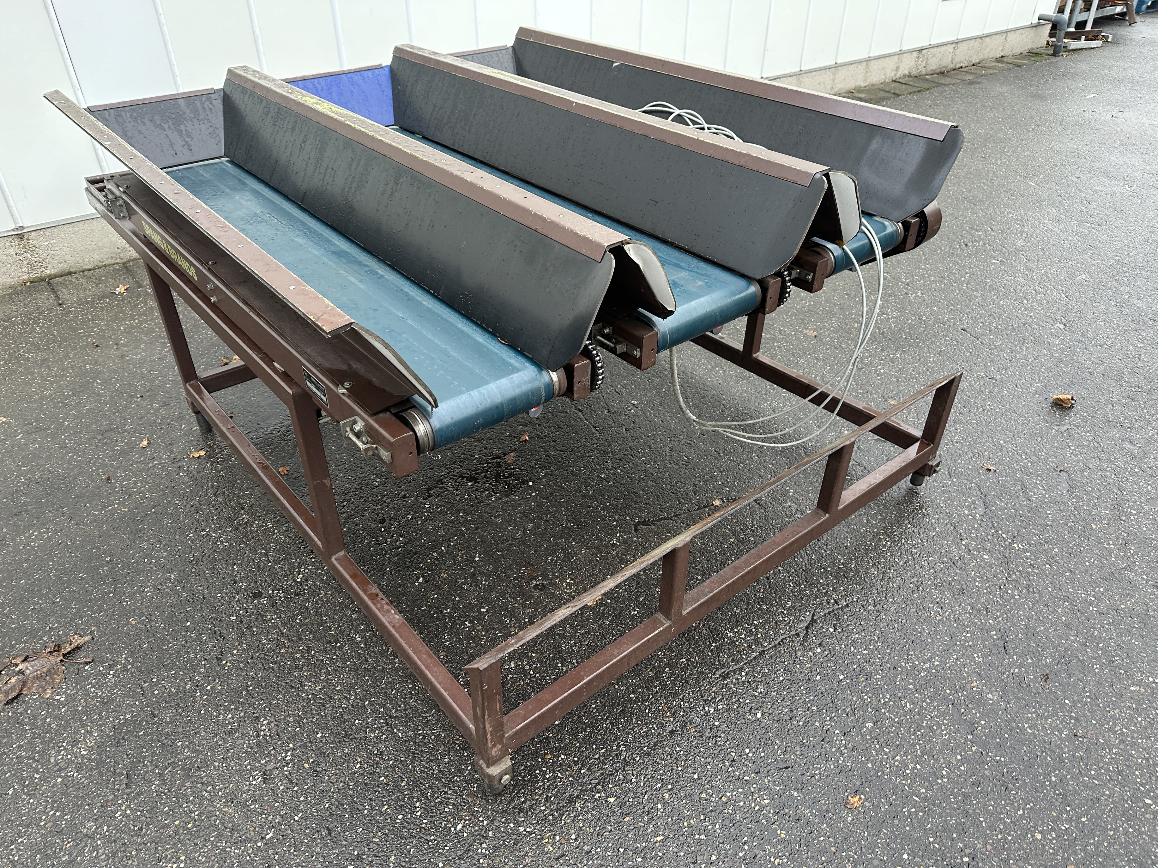 S&B CP800P Весовой дозатор с рамой и 3 элеваторами подающие конвейеры