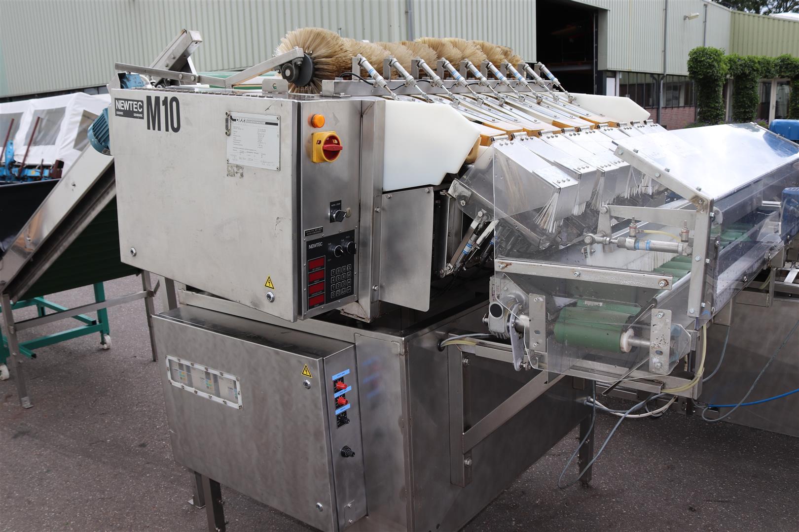 Многоголовочный весовой дозатор Newtec 2009A с машиной для наполнения корзин NBM61A