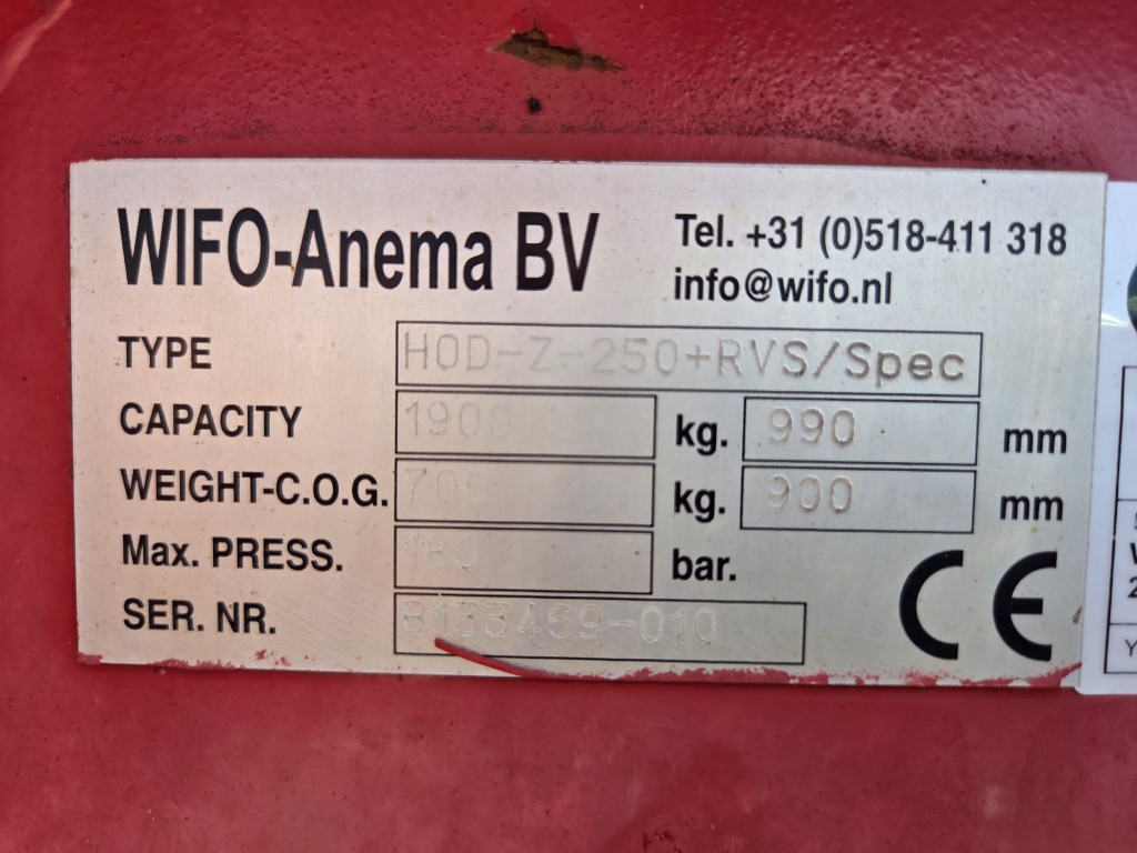 Wifo HOD-Z-250+RVS/Spec ���� 250 ��, � ���� �� ����������� �����.