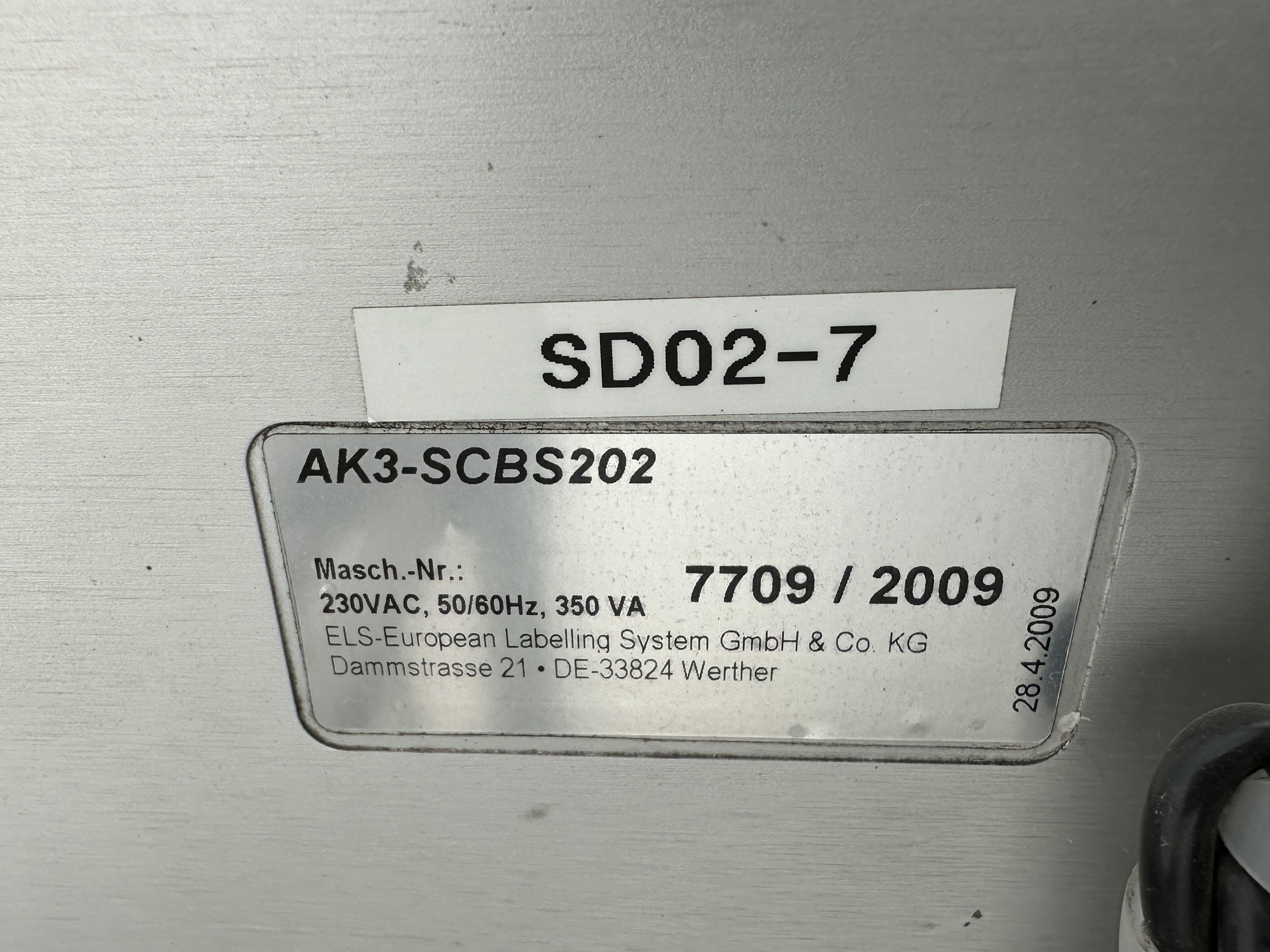 ELS Labeling systems AK3-EB-SCBS201 Этикеровочная машина