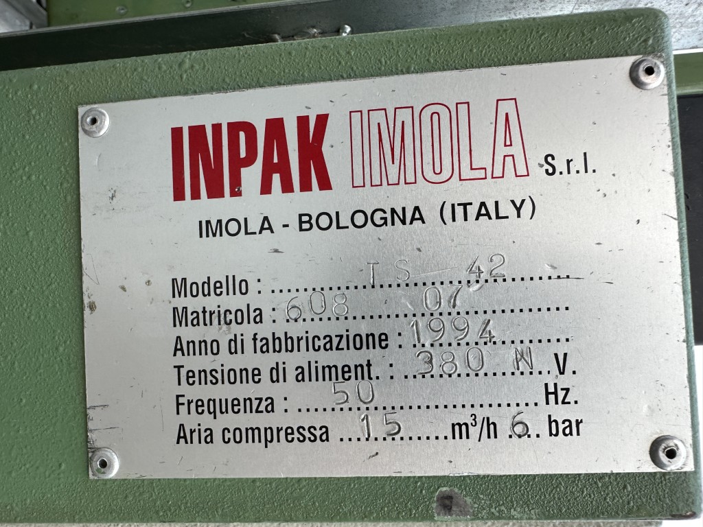 Sacmi Inpak Imola TF 12 + TS 42 Mашина для формовки картонных коробок и кассет