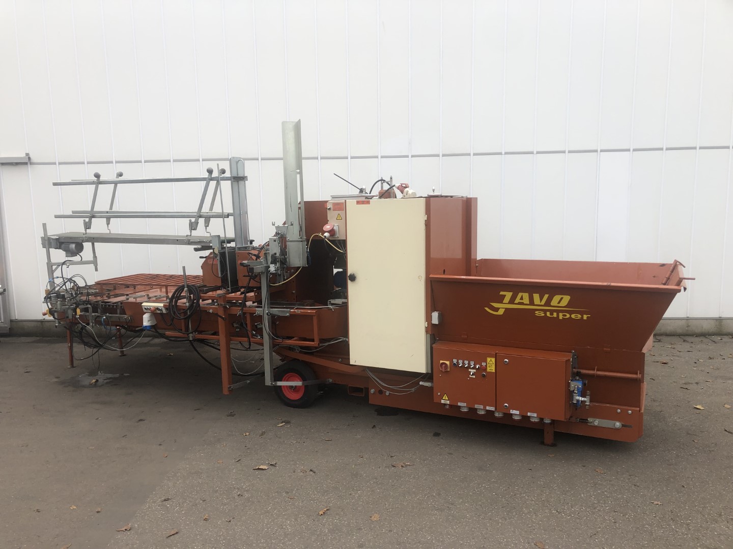 Машина для заливки горшков Javo Super Mega с пневматическим дозатором
