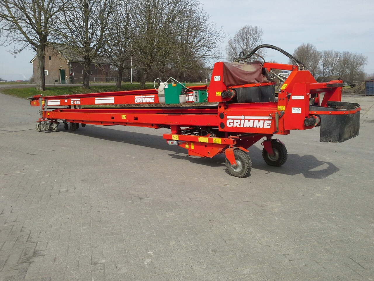 Телескопические конвейеры Grimme TC80-16