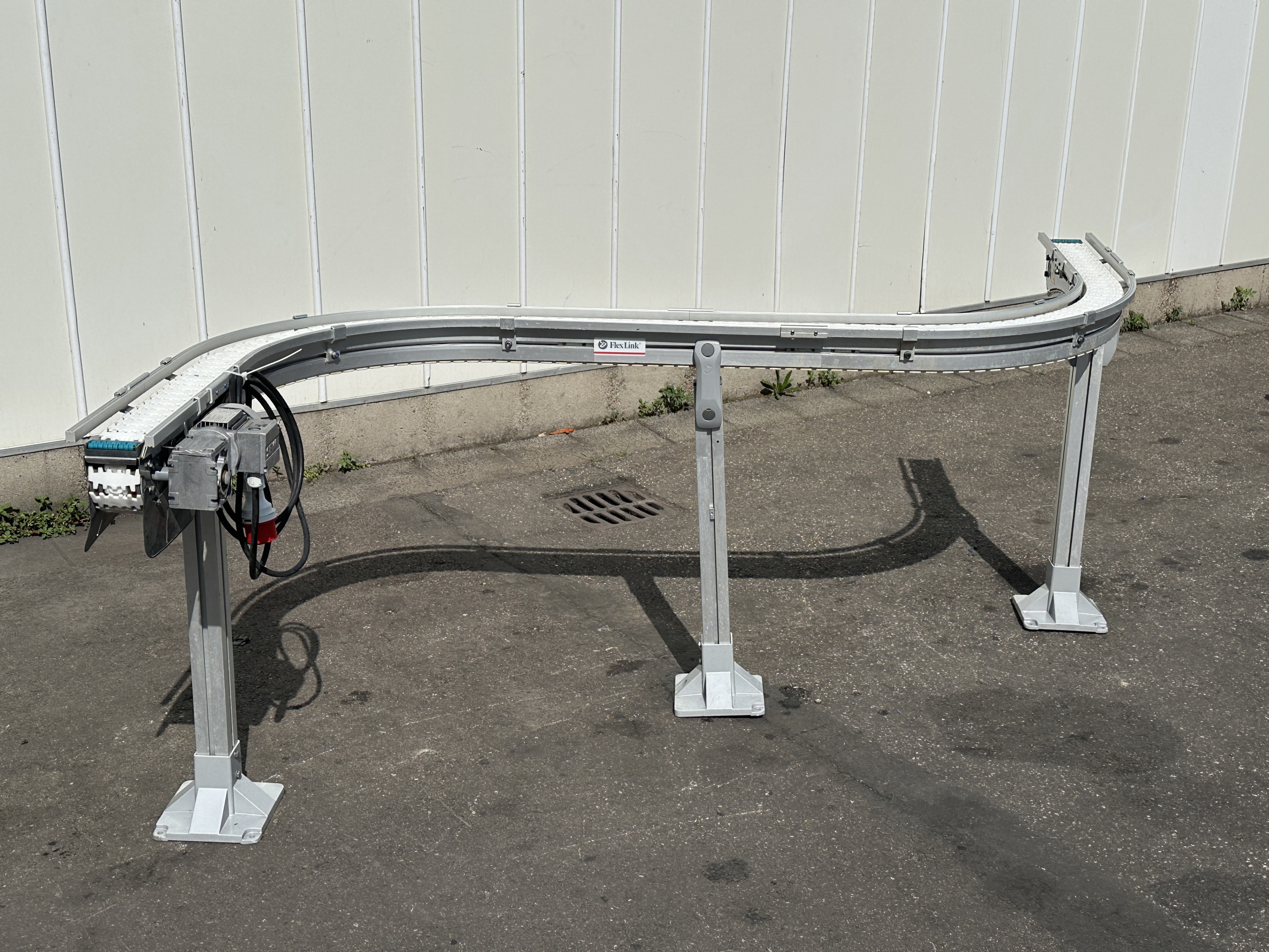 Flexlink конвейер S-образный 2 x 90° ширина 8,5 см