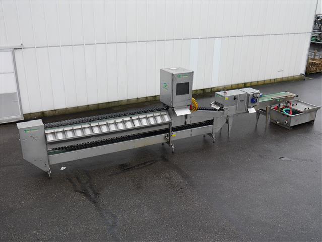 Christiaens Agro Systems fully automatic grading and washing line for asparagus