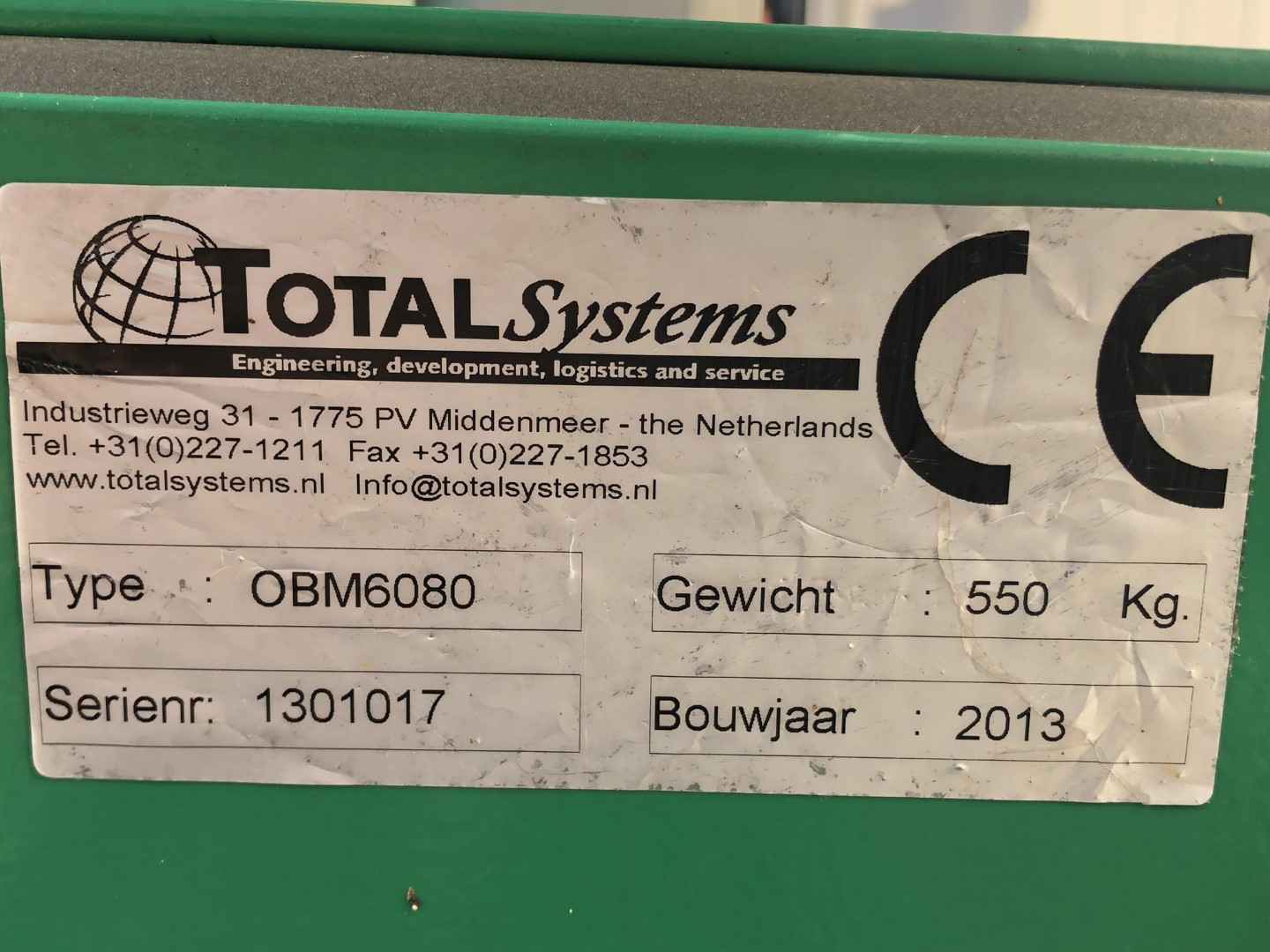 ������ ��� �������� ��������� Total Systems ��� ���������