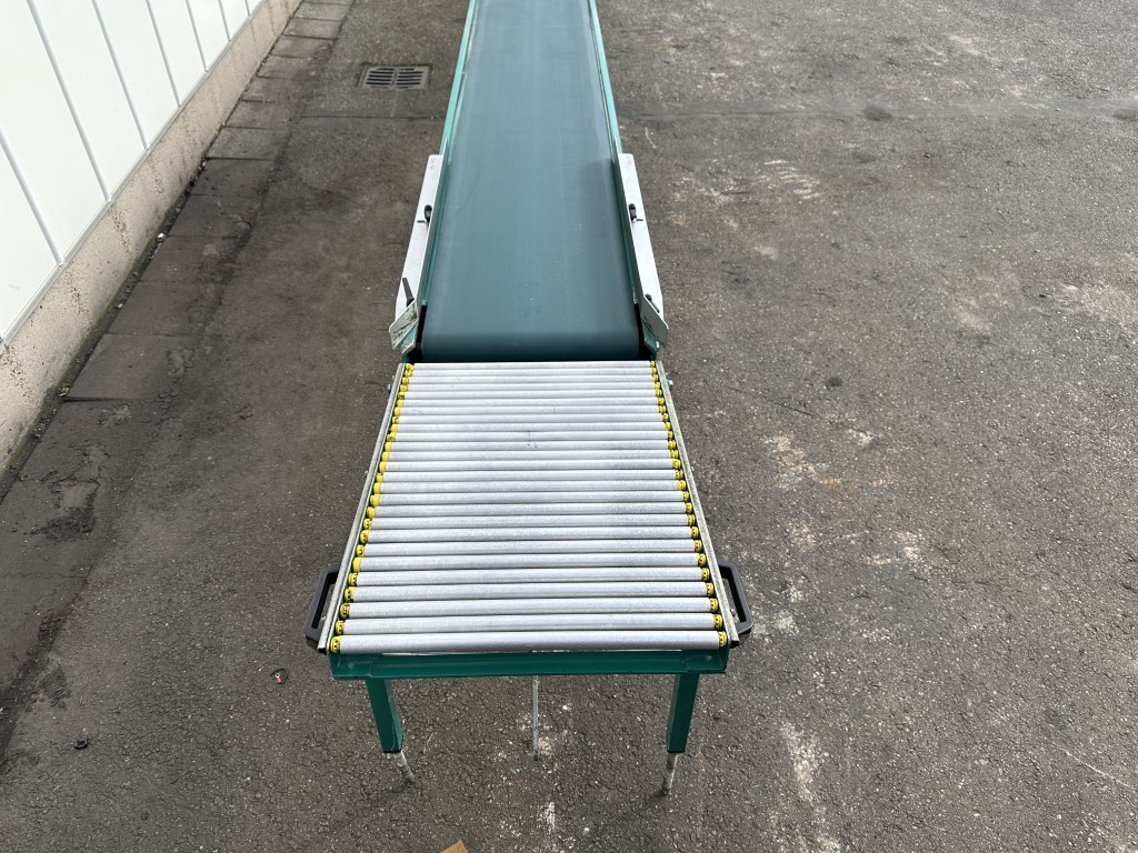 SADO конвейер 890 x 40 см + 65 см роликовый конвейер