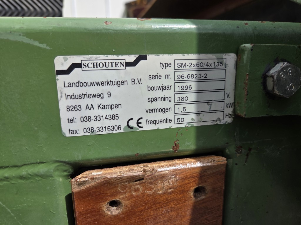 Schouten SM-2x60/4x135 �����a ��� ���������� ��������� ������ 120 �� � ��������������� �������������.