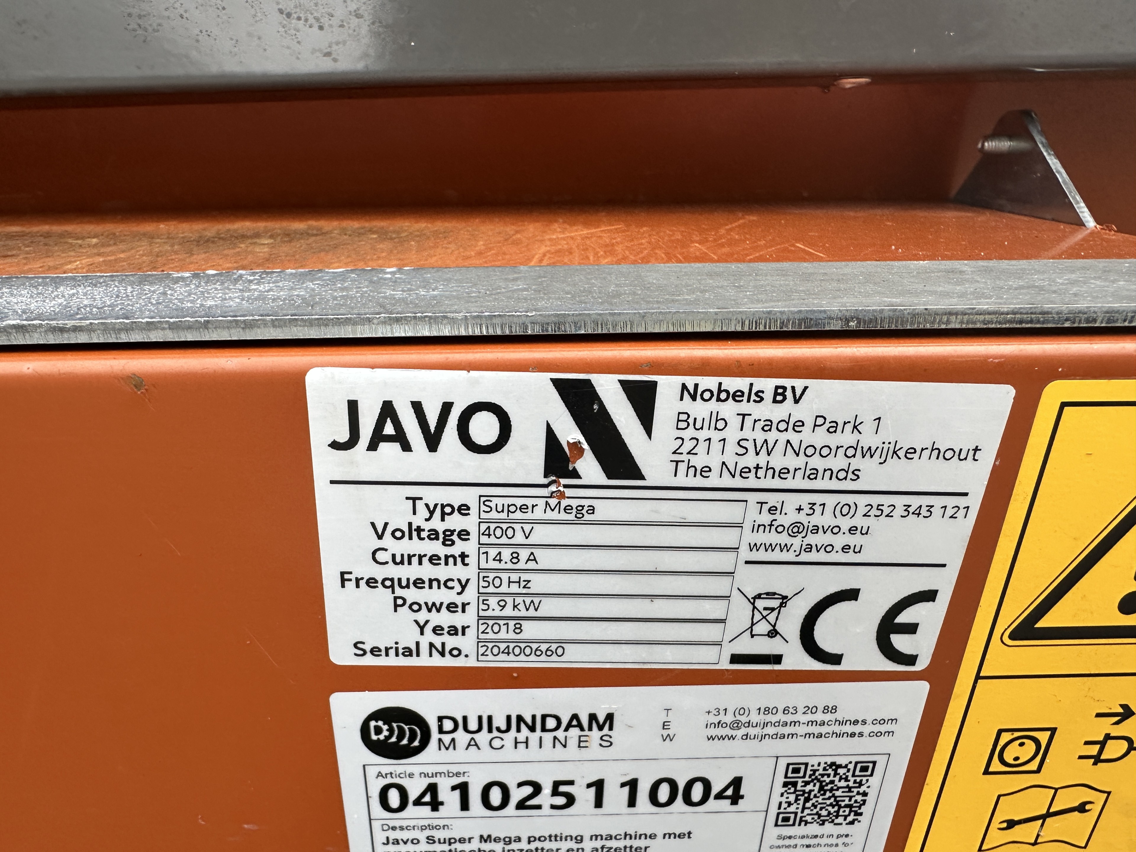 Javo Super Mega Машина для набивки горшков торфом с двойным пневматическим дозатором