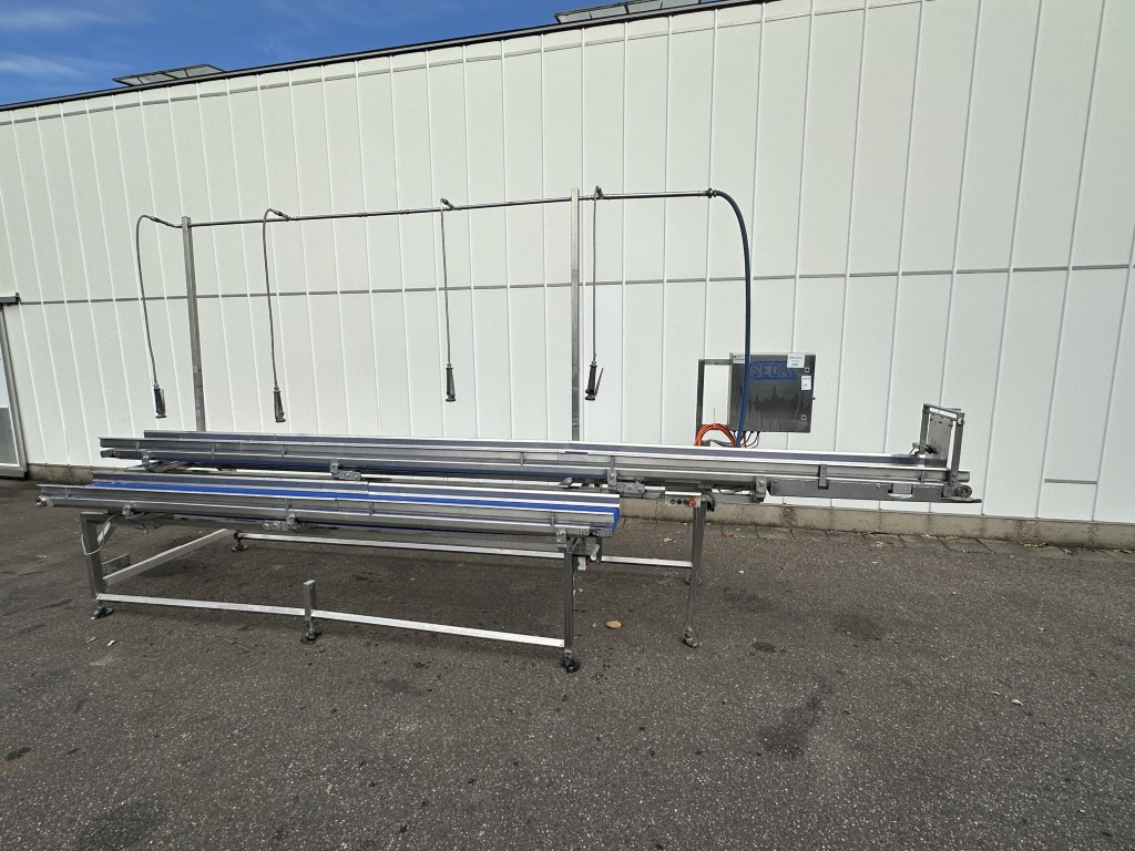 Seda Машина для мойки овощей двойной конвейер для ополаскивания тыкв и ящиков с листовыми овощами