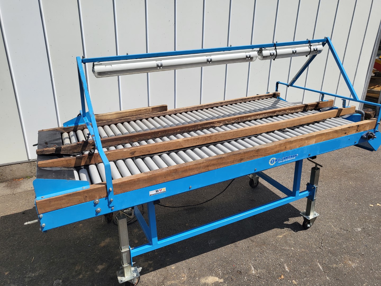 Роликовый инспекционный конвейер Euro-Jabelmann 230 x 110 см