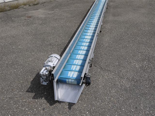 Конвейер Viscon из нержавеющей стали с захватами 450 x 25 см